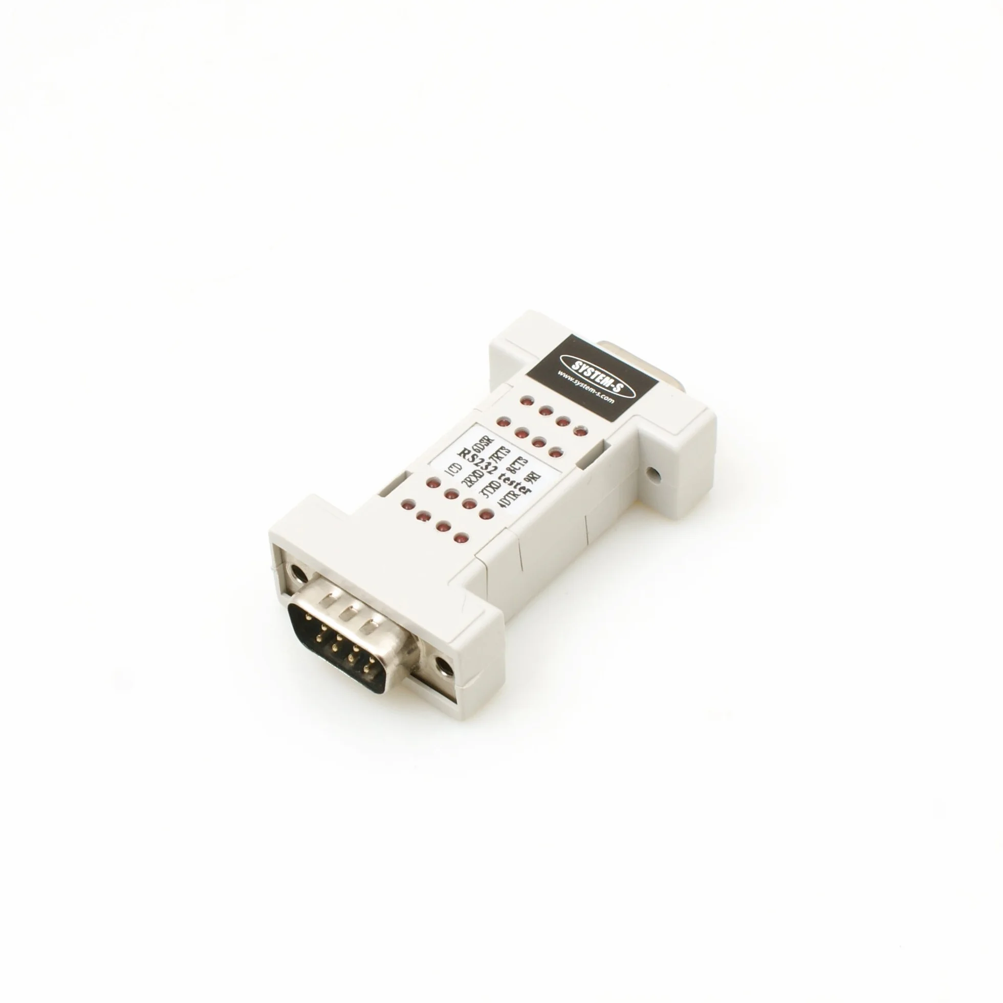 System-S RS232 do RS232 tester narzędzie diagnostyczne z wyświetlaczem LED