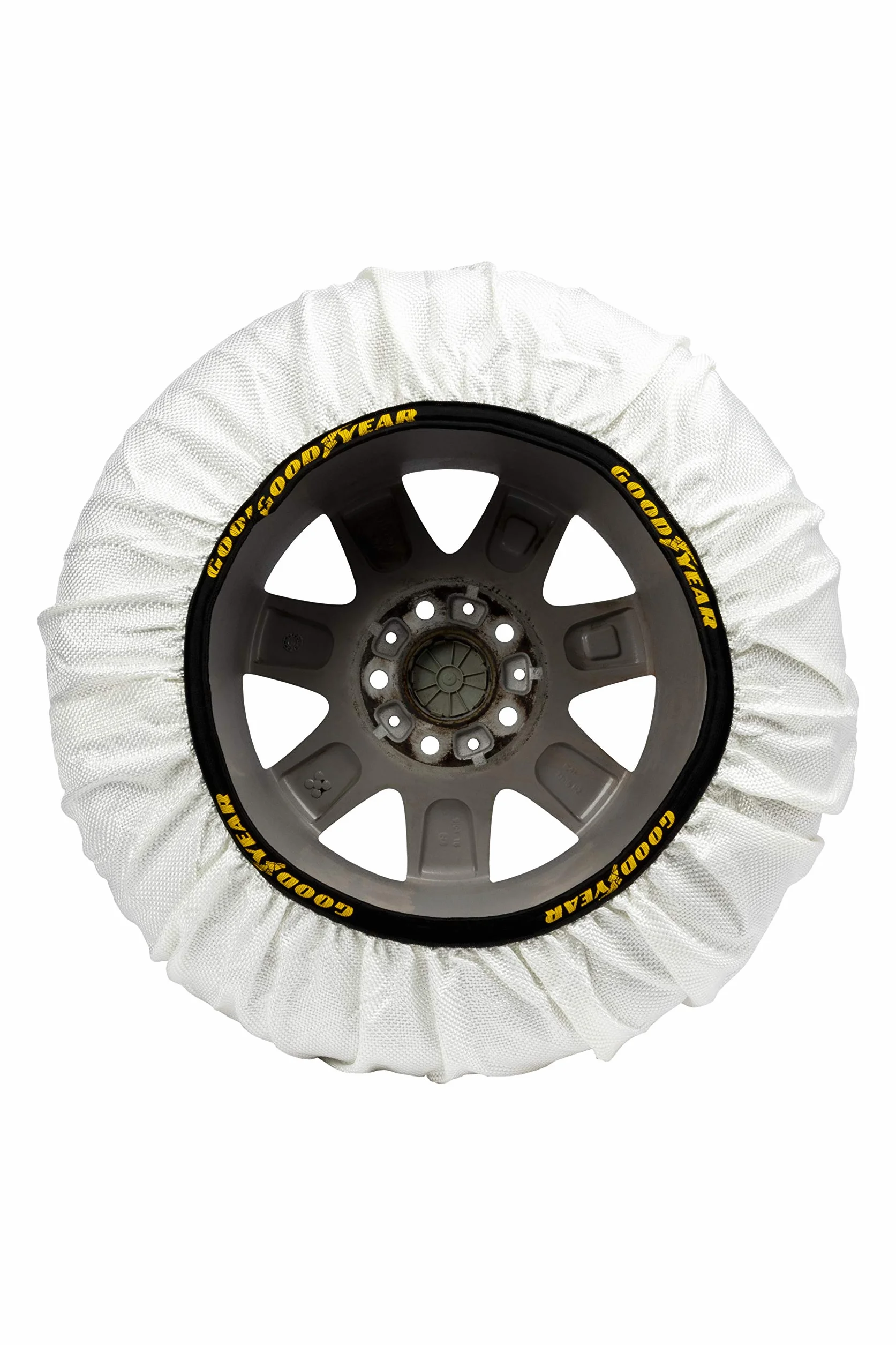 Goodyear Zestaw 2 Tekstylnych Łańcuchów Śniegowych do Samochodów Goodyear Snow & Road, Rozmiar XL