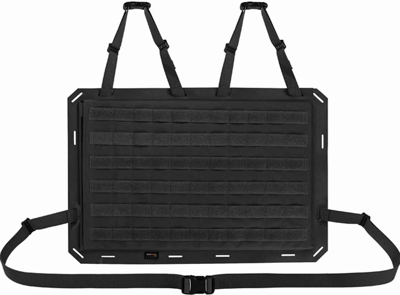 Tasmanian Tiger TT Modular panel przedni siedzenie, ochraniacz oparcia z kieszeniami Molle, kompatybilny taktyczny organizer na tylne siedzenie samochodu (czarny)