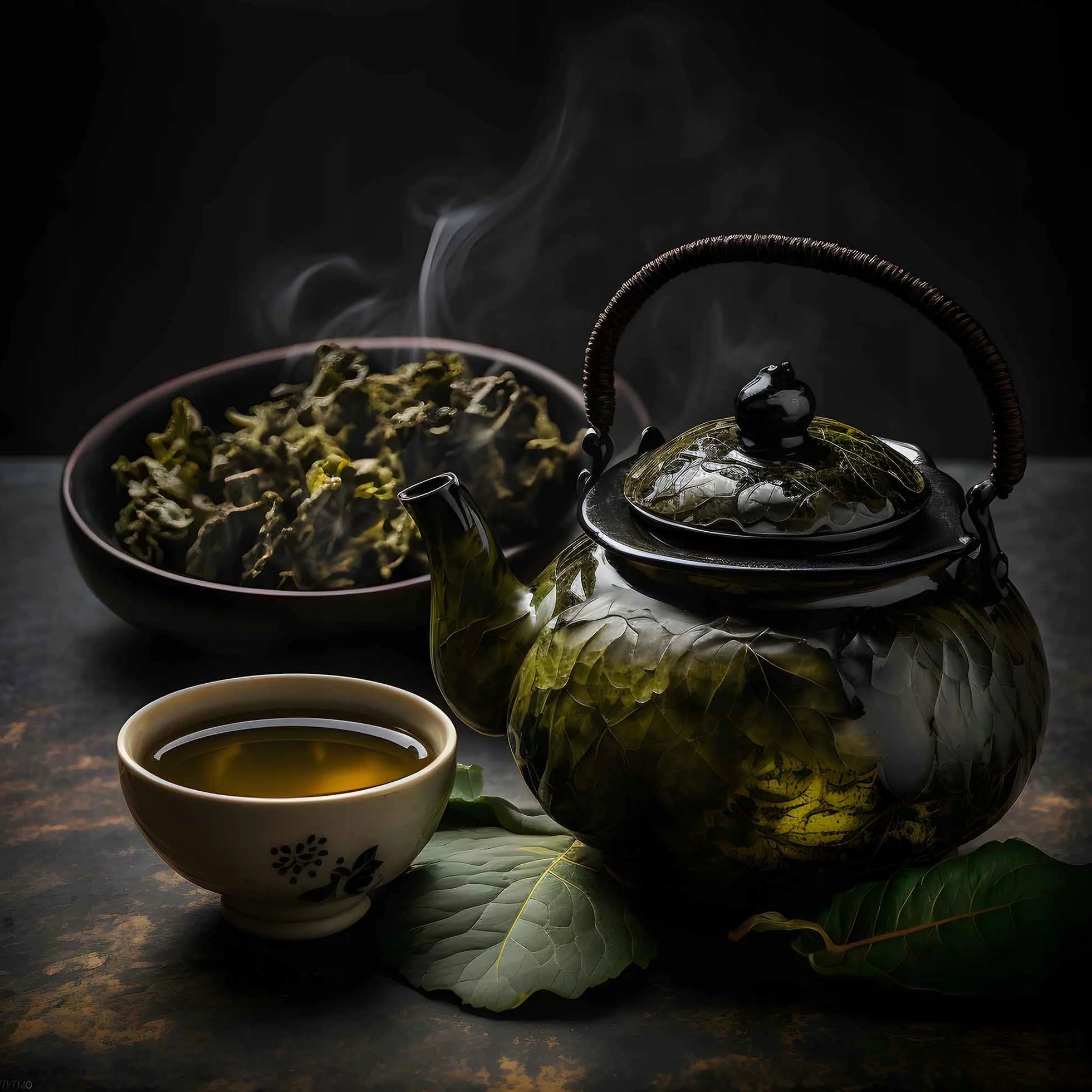 Winoszarnia Herbata Oolong 100g - Liście Zielone - Opakowanie DOYPACK z Zamknięciem Strunowym