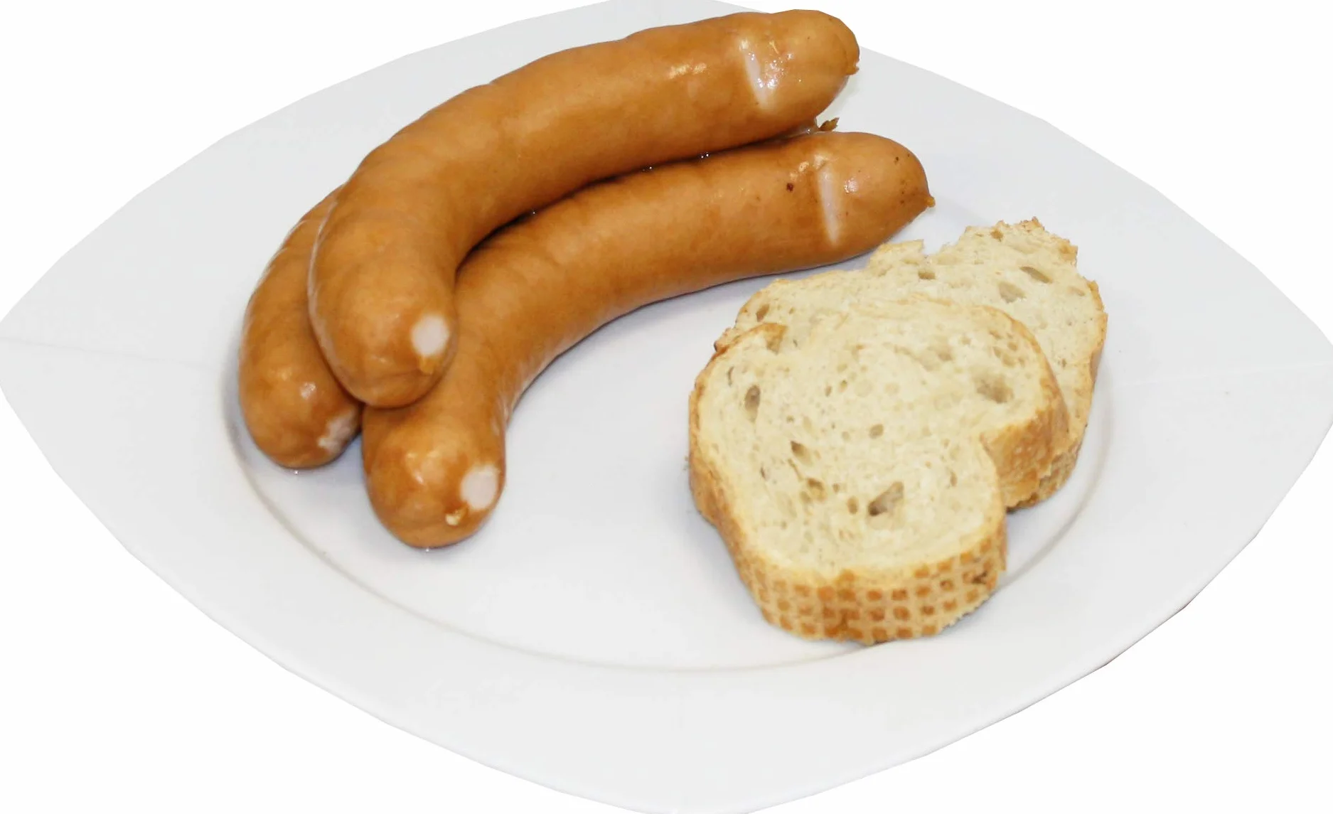 Kiełbasa czosnkowa | kiełbasa gotowana czosnkowa | kiełbasa z prawdziwego czosnku wędzona | kiełbasa w naturalnym jelicie | jakość premium 10 x 150 g