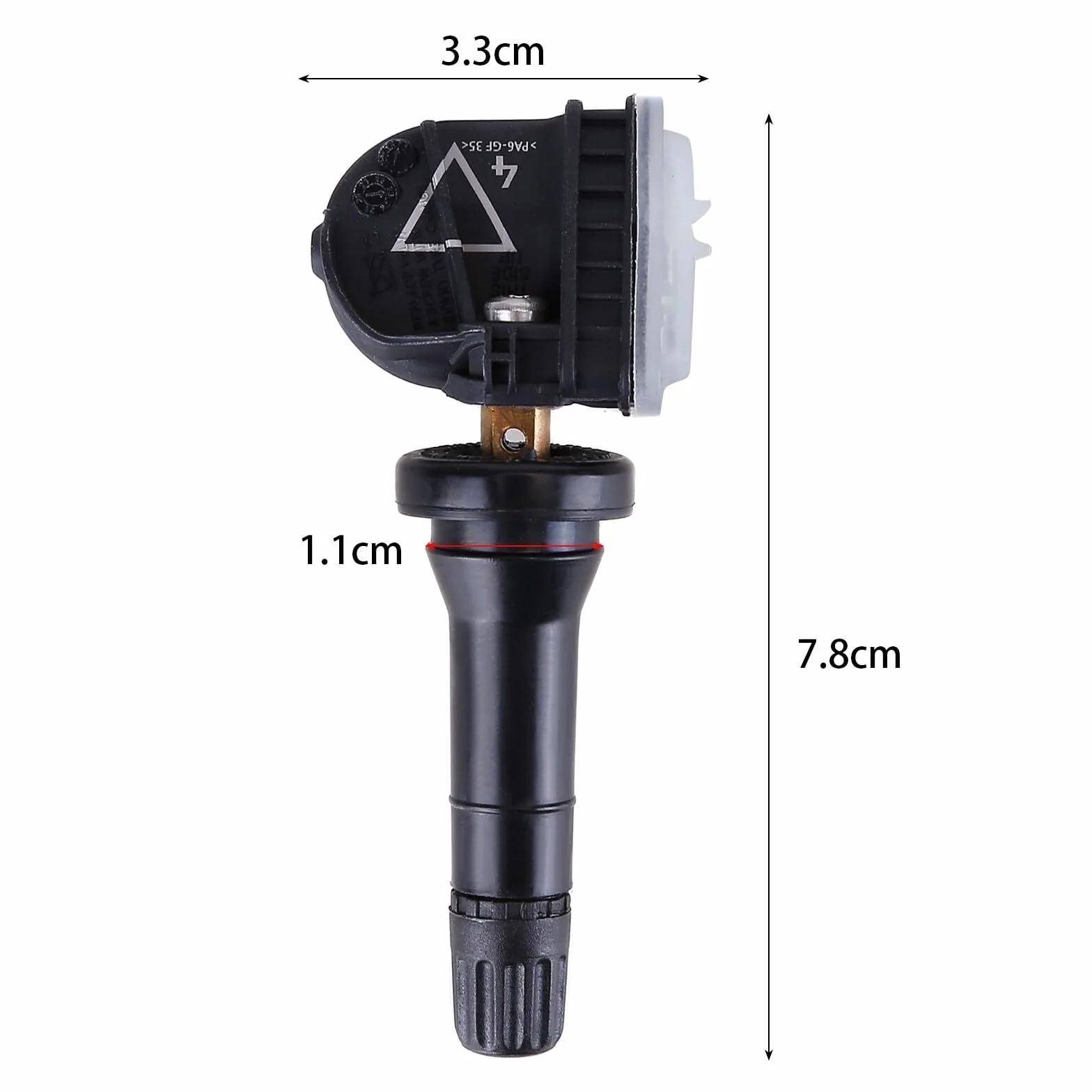 BYNYXI 4 szt. RDKS TPMS czujnik ciśnienia w oponach 2036804 do Ford S-Max Edge Fiesta Mondeo Mustang 2318453 5291383 system kontroli ciśnienia w oponach zawór metalowy czujnik TPMS