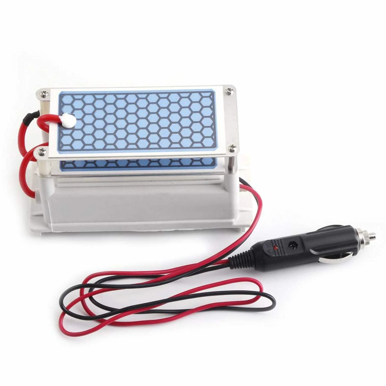 Generator ozonu, przenośna płyta ceramiczna ozonowa do samochodu 12 v 10g/H, sterylizator powietrza do ozonizatora, niskie zużycie energii, z wyładowaniem koronowym