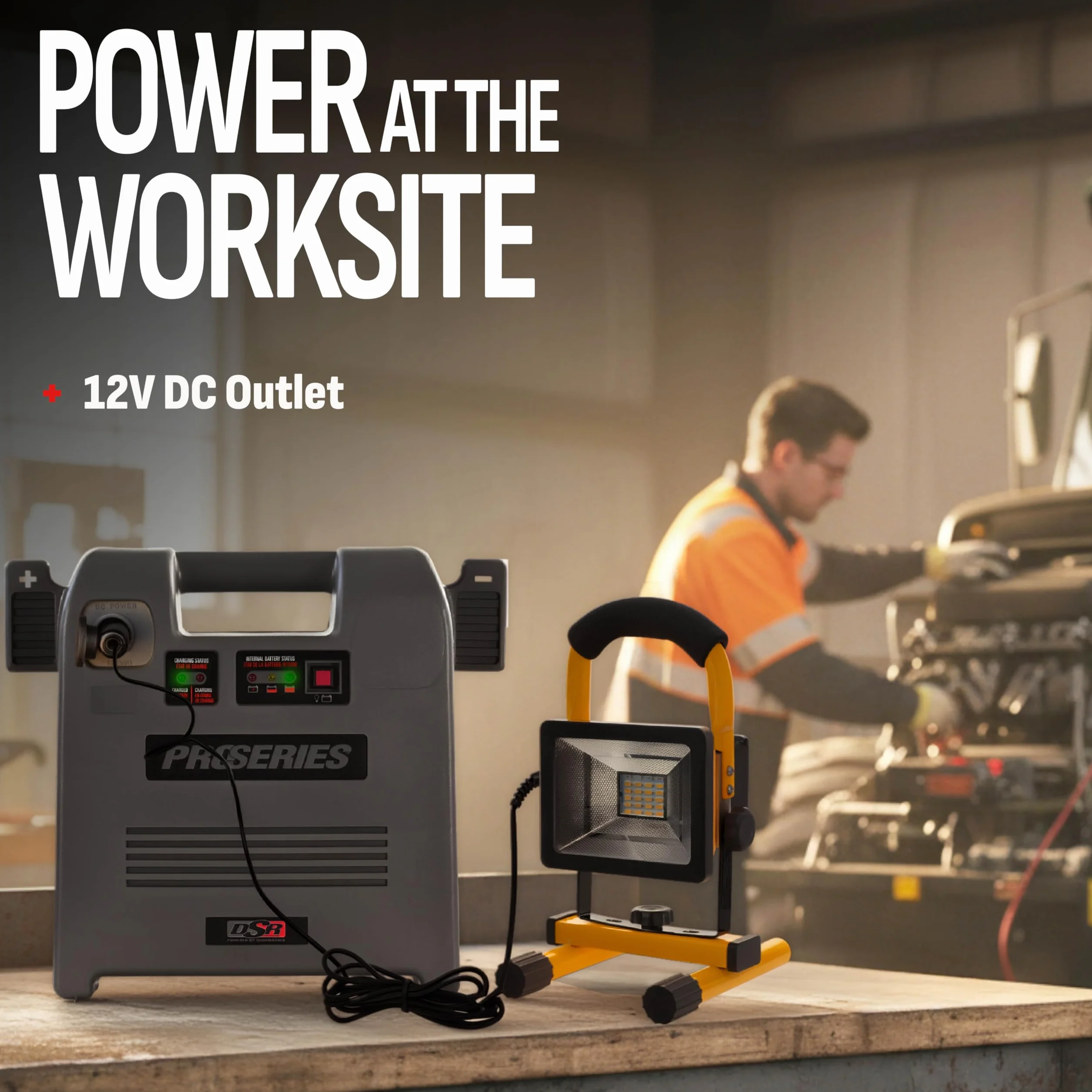 WERPOWER Schumacher DSR ProSeries DSR119 1800 A 12 V akumulator AGM Pro Jump Starter 8,0 l – gaz 6,0 l – Diesel Vehicles 12.
