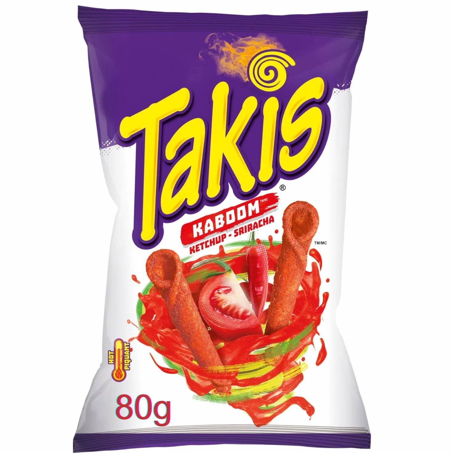 Takis KABOOM Ketchup-Sriracha 80 g