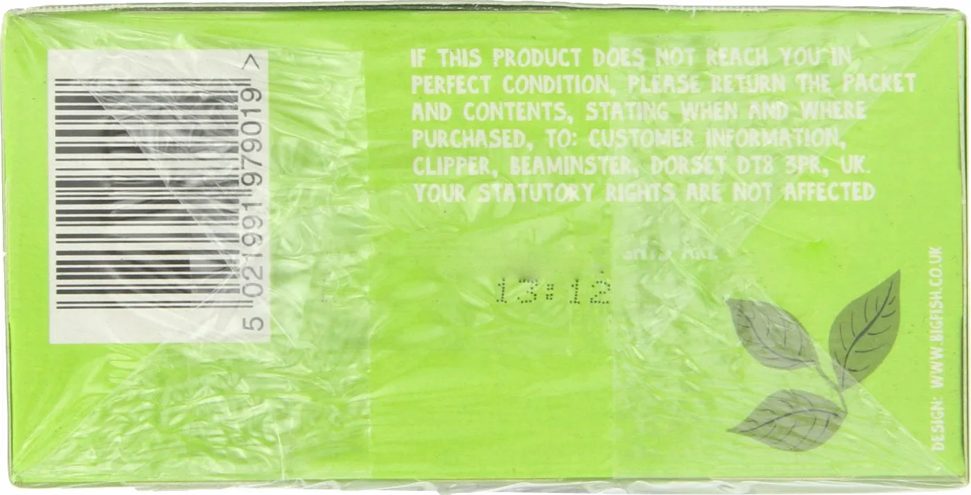 Clipper Fairtrade Pure Green Tea 80 torebek