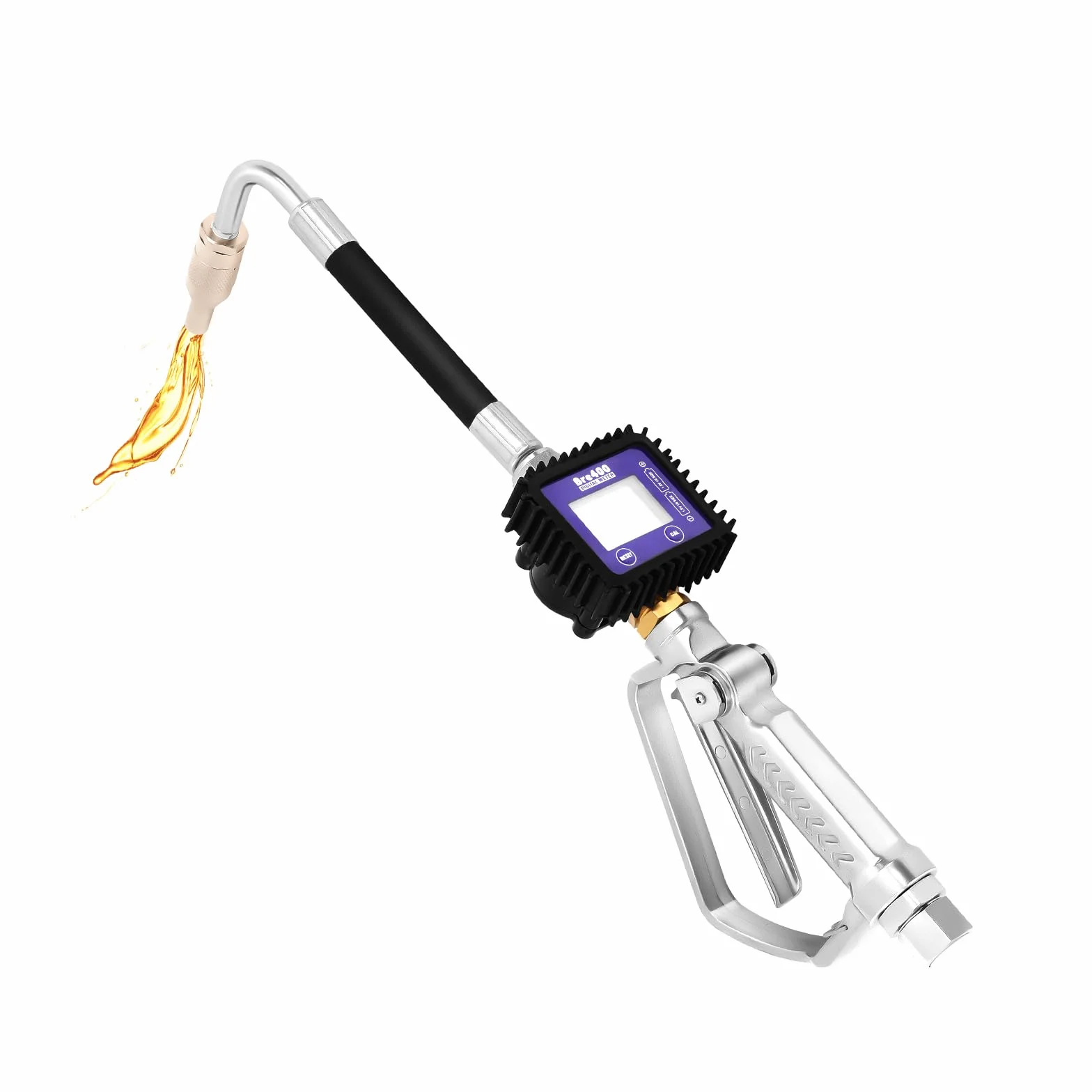 Automatyczny pistolet na olej napędowy z cyfrowym licznikiem, 1/2" samochodowy pistolet na paliwo z wyświetlaczem LCD