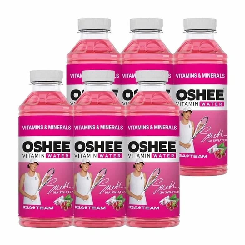 OSHEE Vitamin water Minerals & Vitamins 555 ml Czerwone winogrona/Dragonfruit
