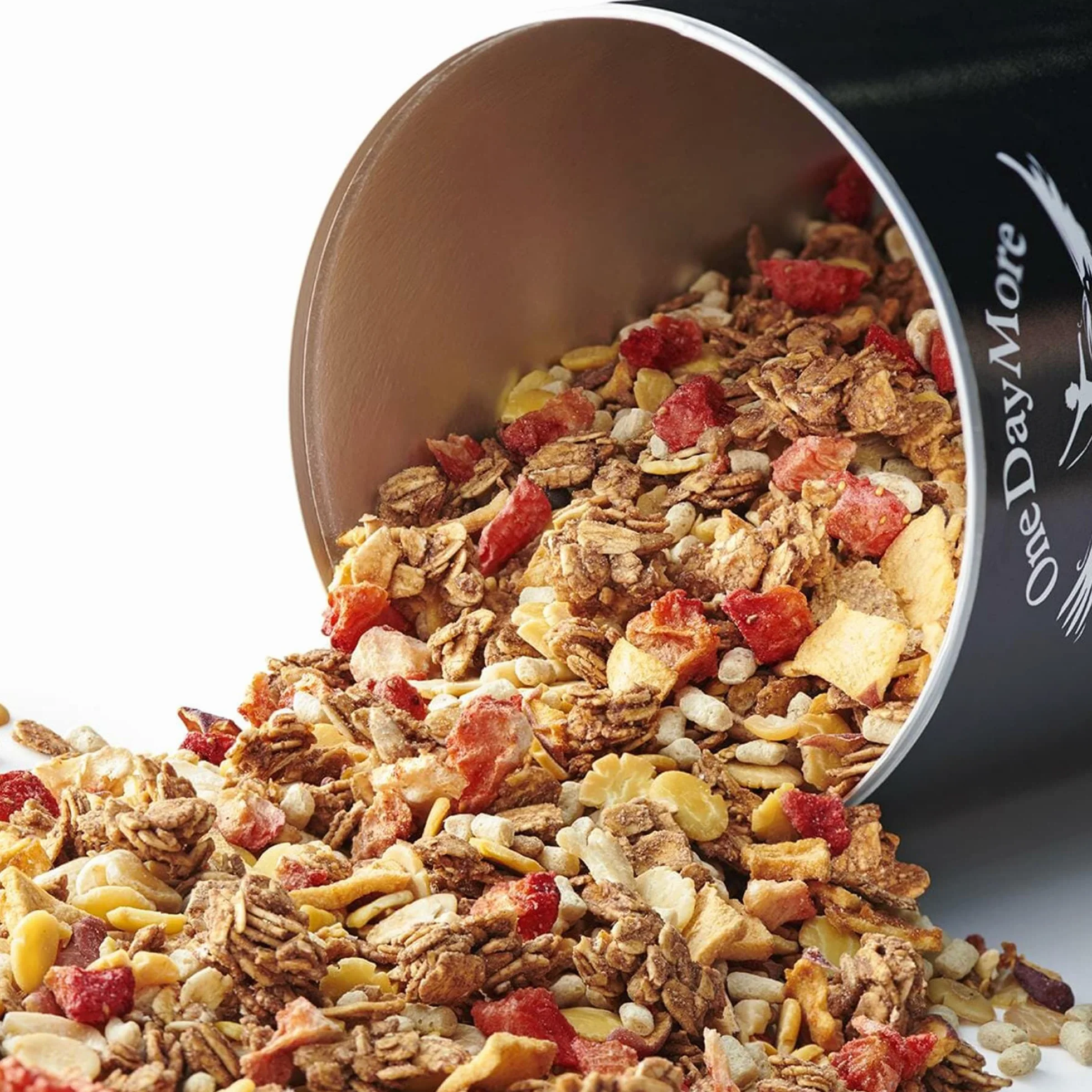 OneDayMore Granola Proteinowa Refill Pack | Refill 4-pak x  400 g | 28% białka | Dużo owoców, bez syropu glukozowo-fruktozowego i oleju palmowego | Ekonomiczny zestaw