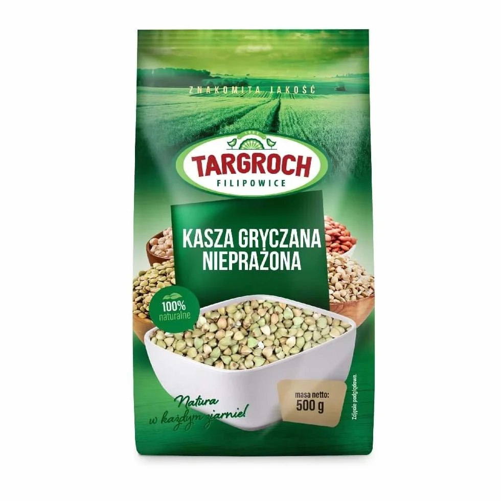 Kasza gryczana nieprażona 500g Targroch
