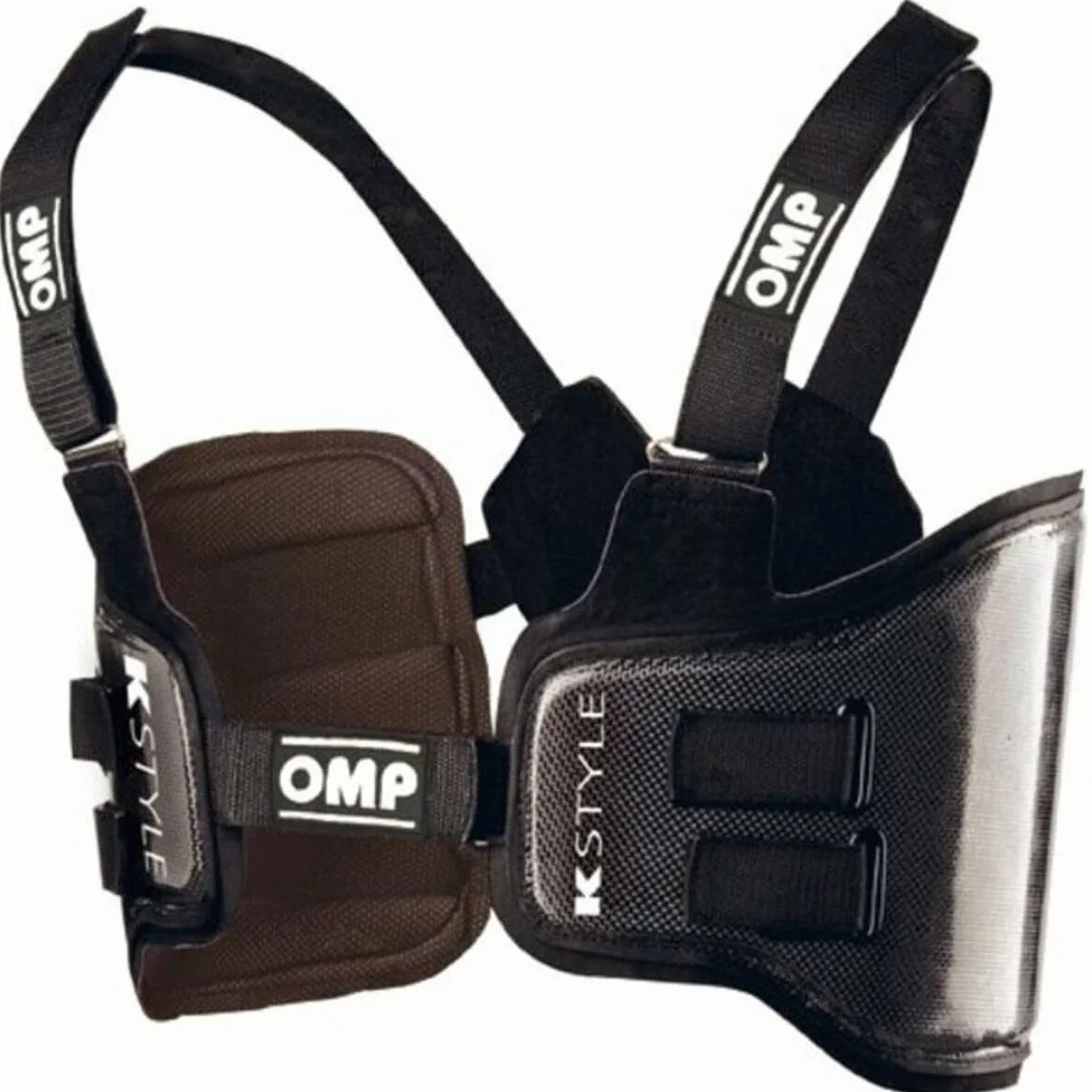 Omp OMPKK047E007S kamizelka z włókna węglowego Costilla rozmiar S, jednokolorowa, Talla S