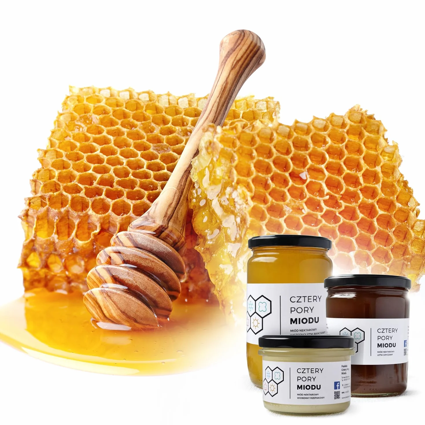 Naturalny miód nawłociowy 430g surowy pszczelarski