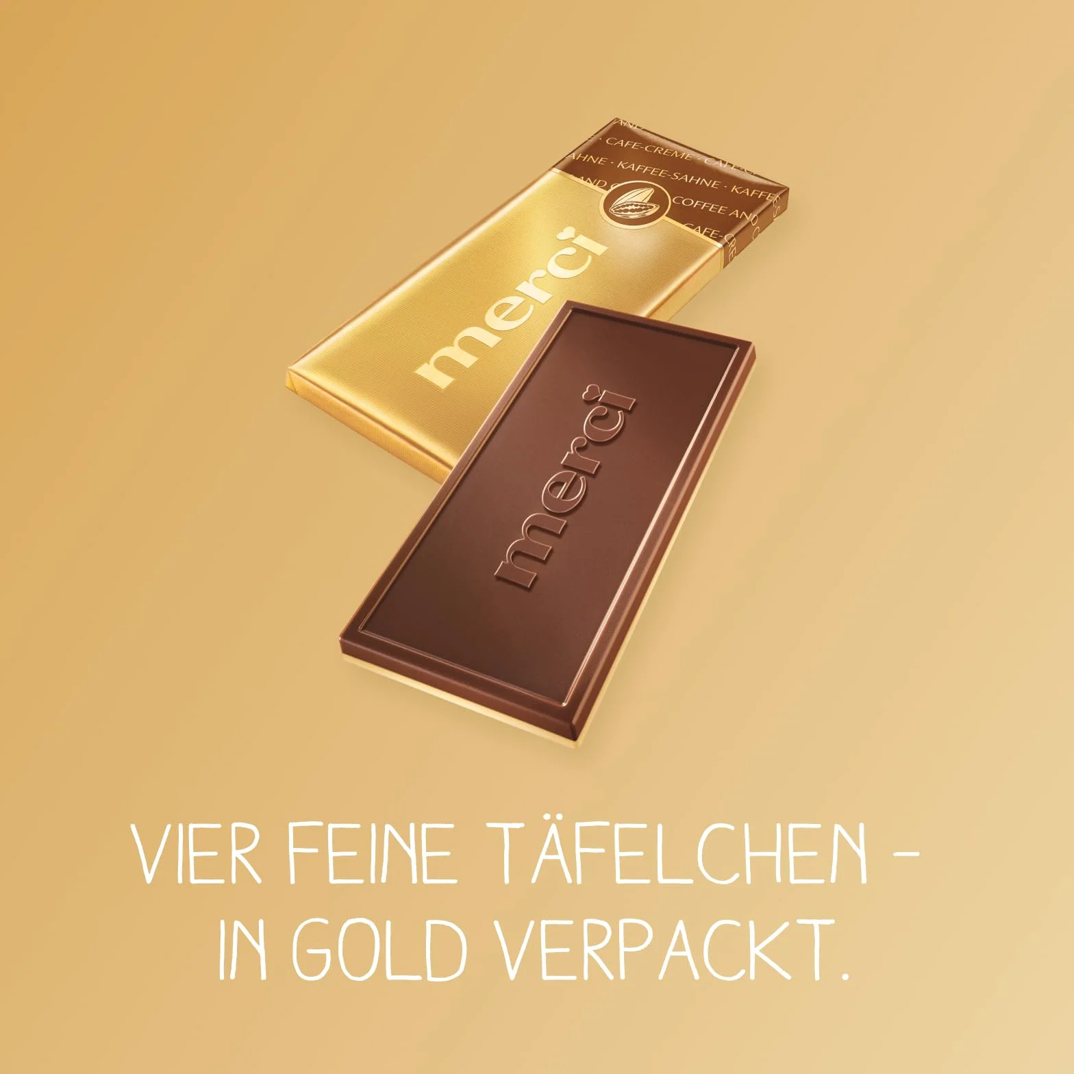 merci Biała śmietana (1 x 100 g) / 4 małe, drobne tabletki
