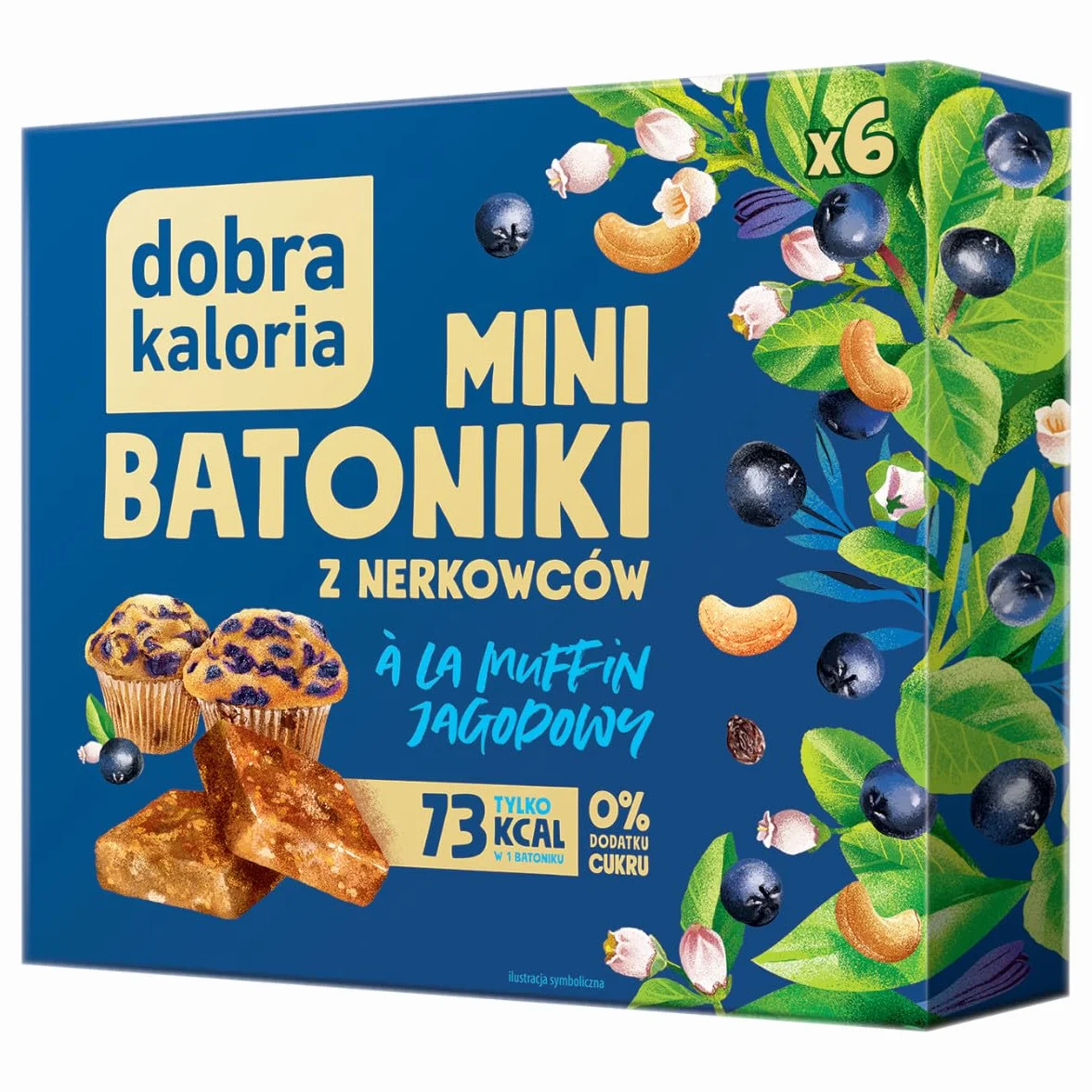 Batoniki Muffin Jagodowy Dobra Kaloria 102g
