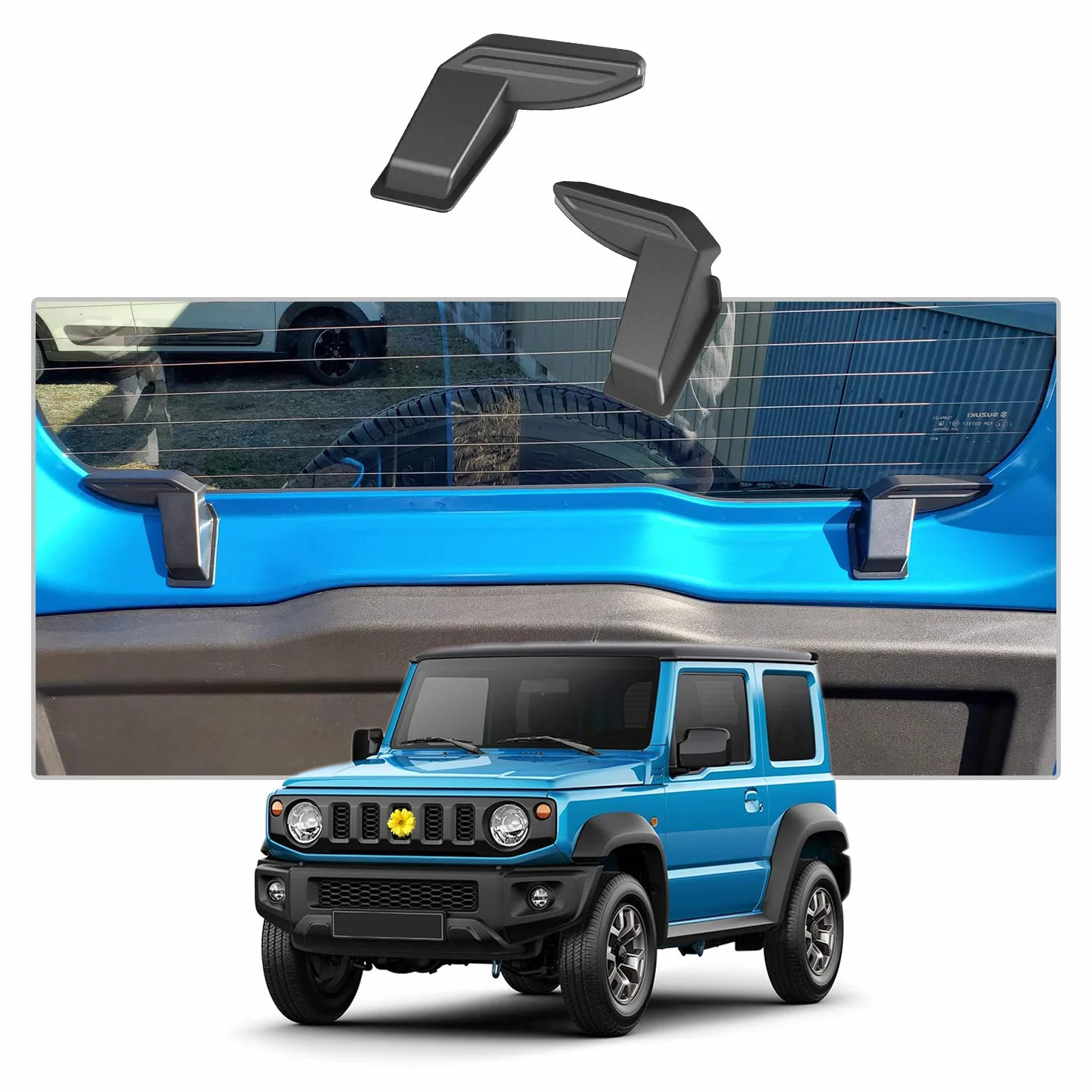Jimny Jimny JB64 JB74 2018-2022 2023 pokrowiec ochronny do bagażnika, zestaw 2 szt