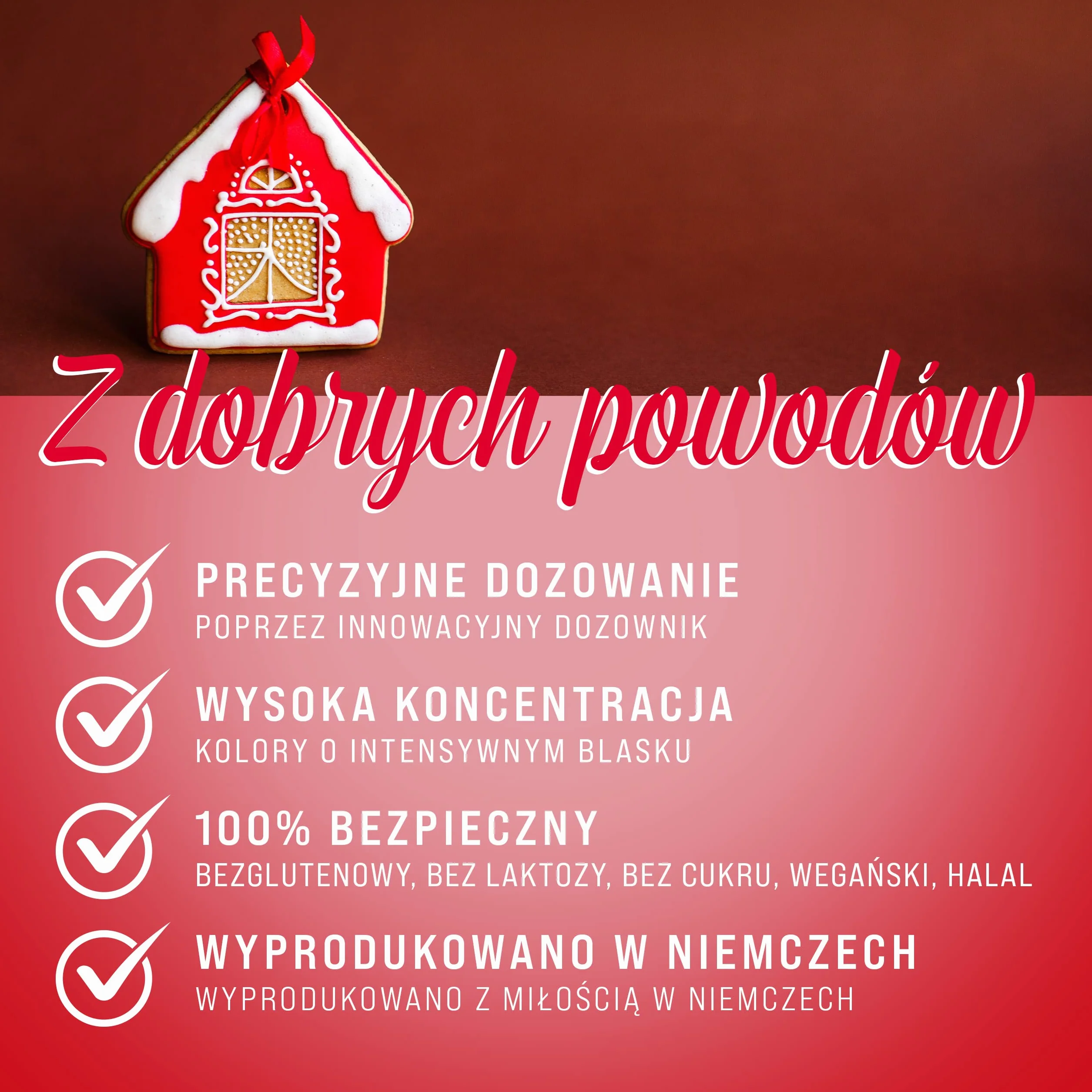 Barwnik spożywczy silnie skoncentrowany wiśniowo-czerwony płyn do barwienia napojów ciast