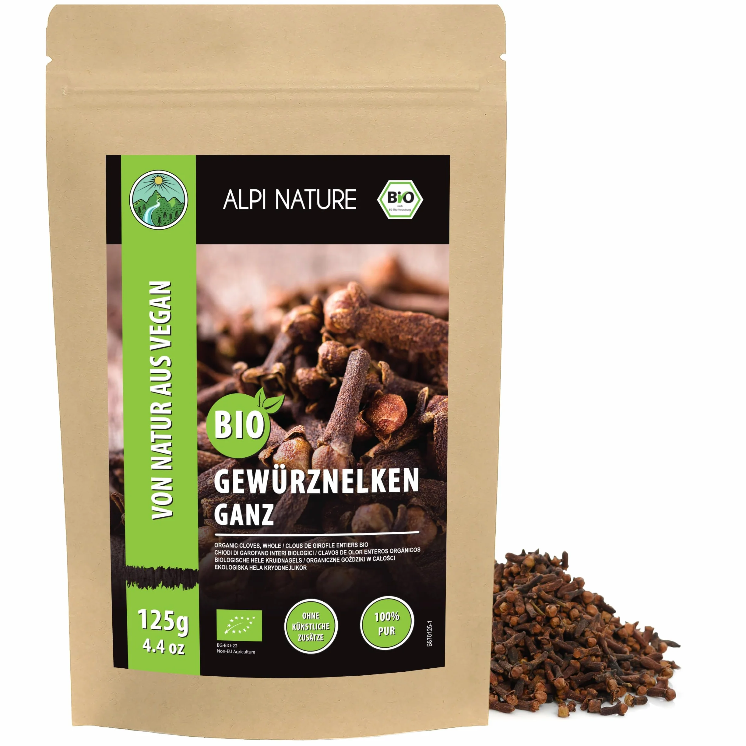 Alpi Nature Goździki Całe 125g, Całe Pąki Kwiatowe, Przyprawa