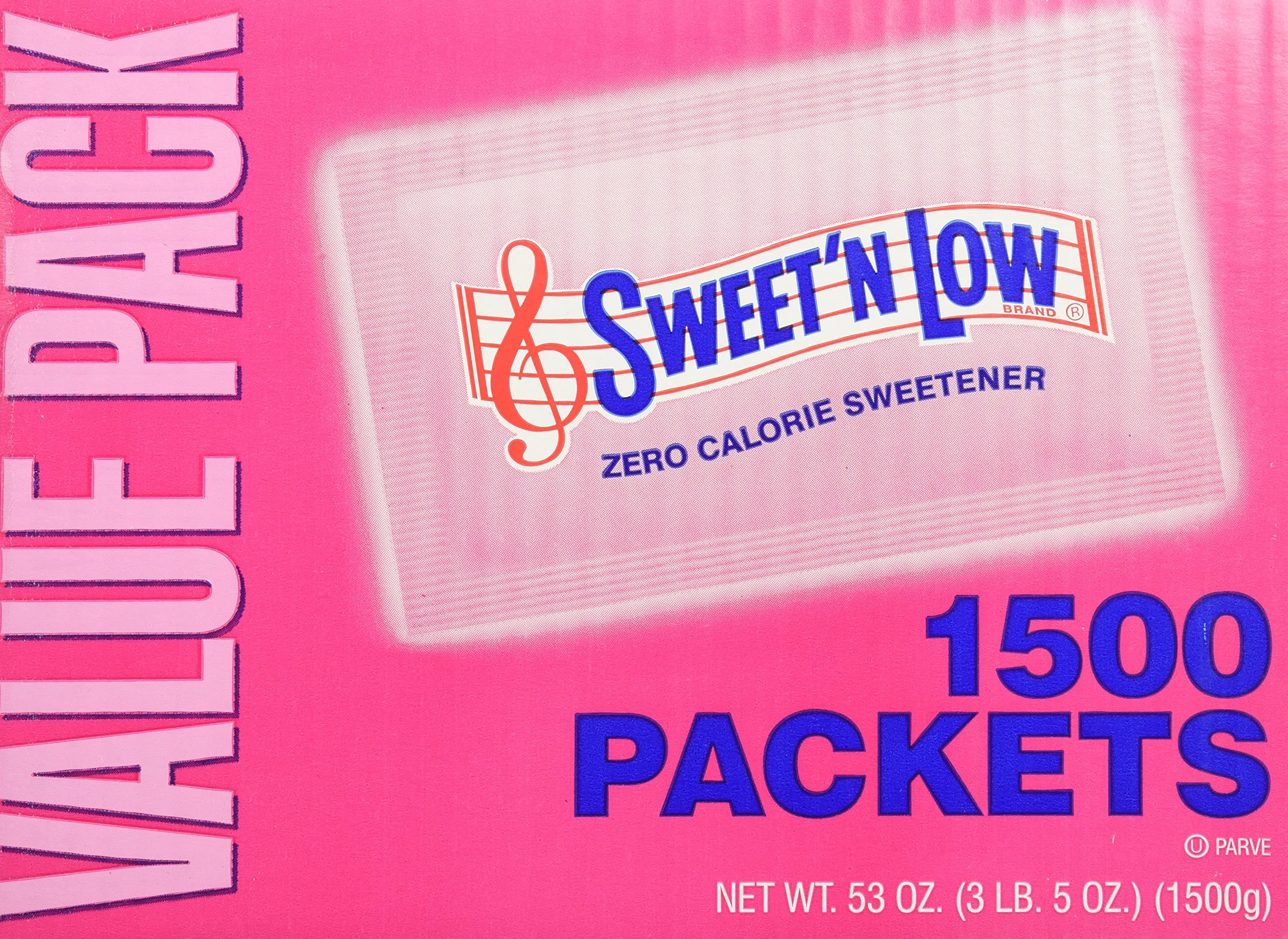 Sweet'N Low Zero Calorie Sweetener, 3 Lb. 5 Oz. (Pack of 1500)