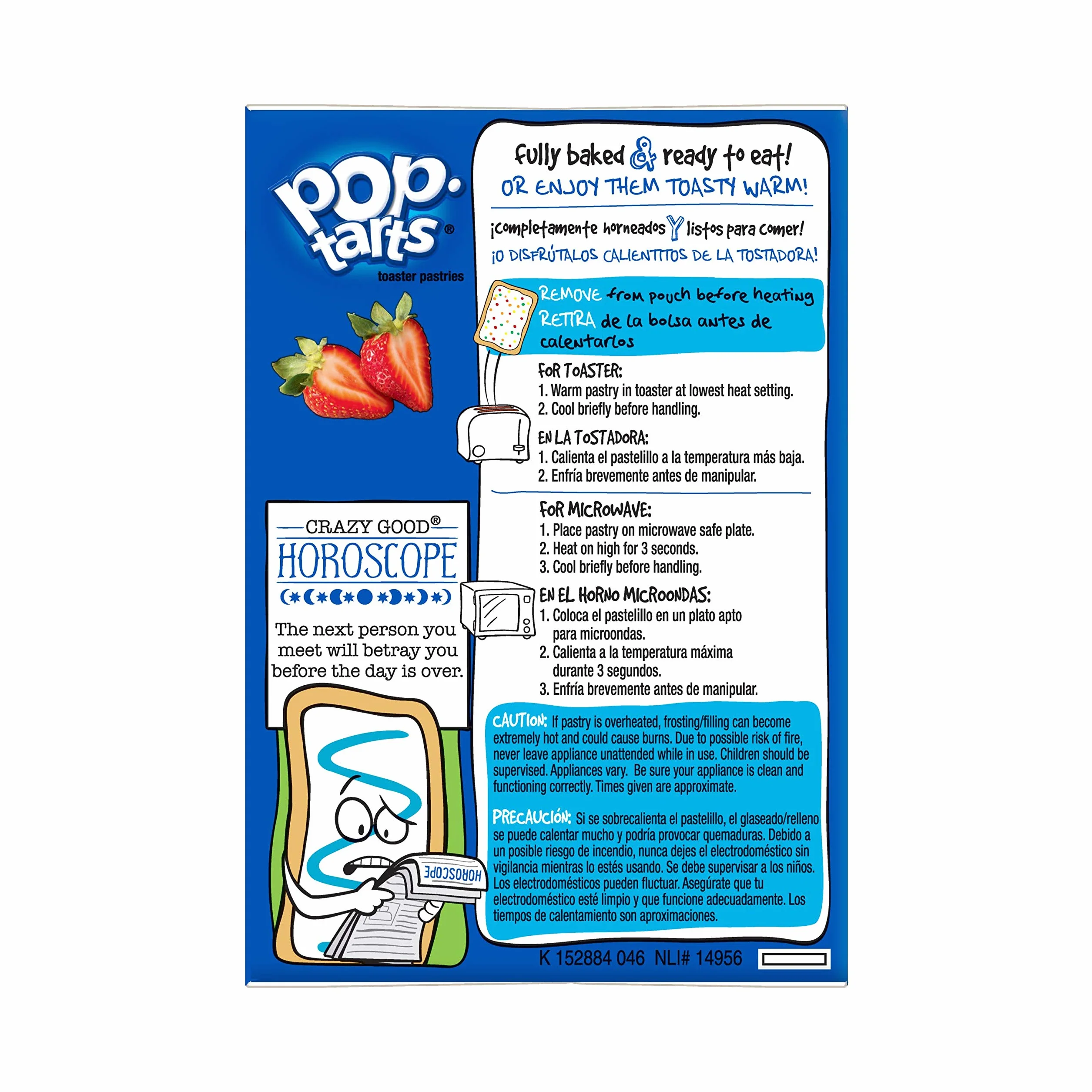 Kellogg's Frosted Strawberry Pop Tarts 14,7 OZ (416g)
