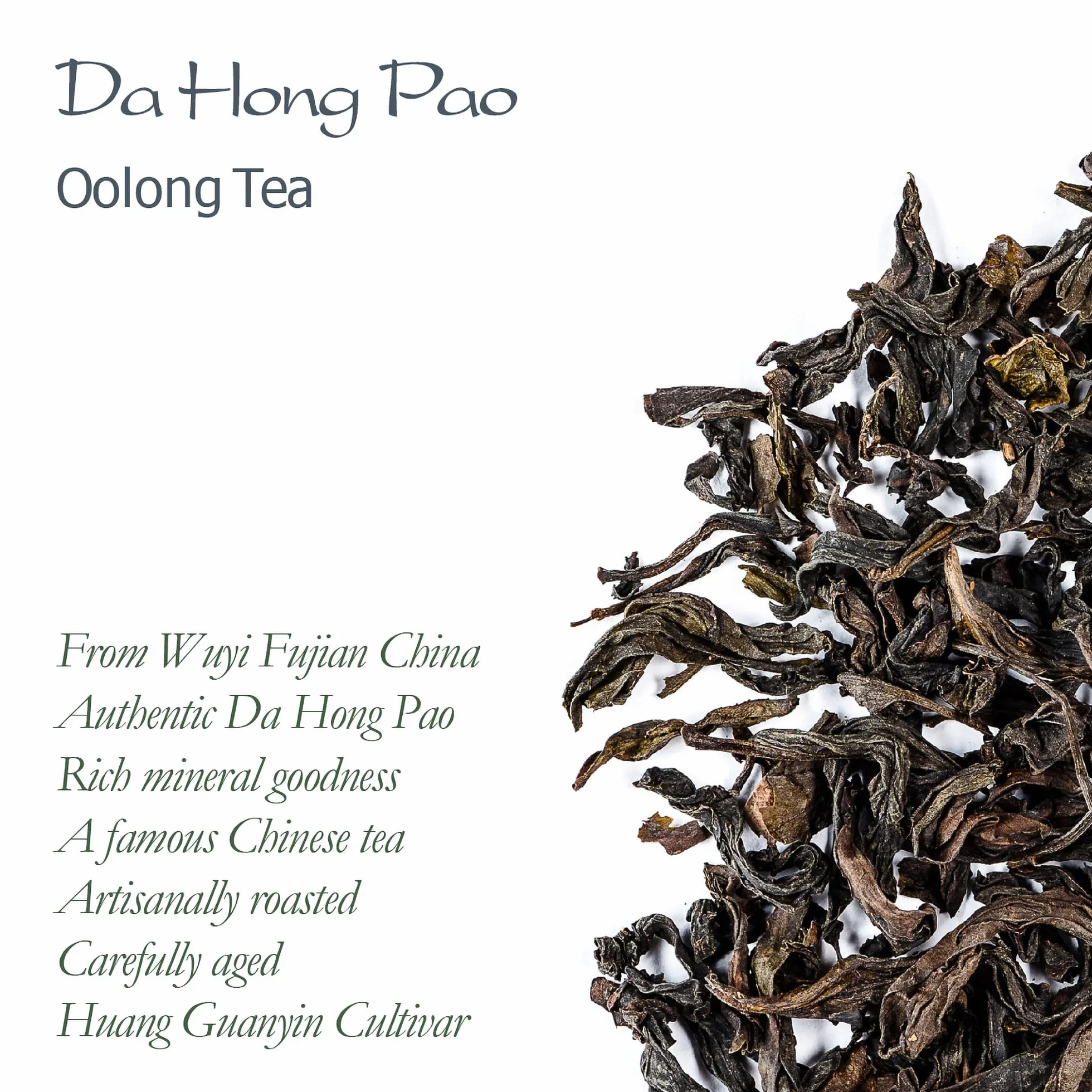 Da Hong Pao Oolong Tea - Classic Wuyi Rock Wu Long Tea - Big Red Robe - Dahongpao