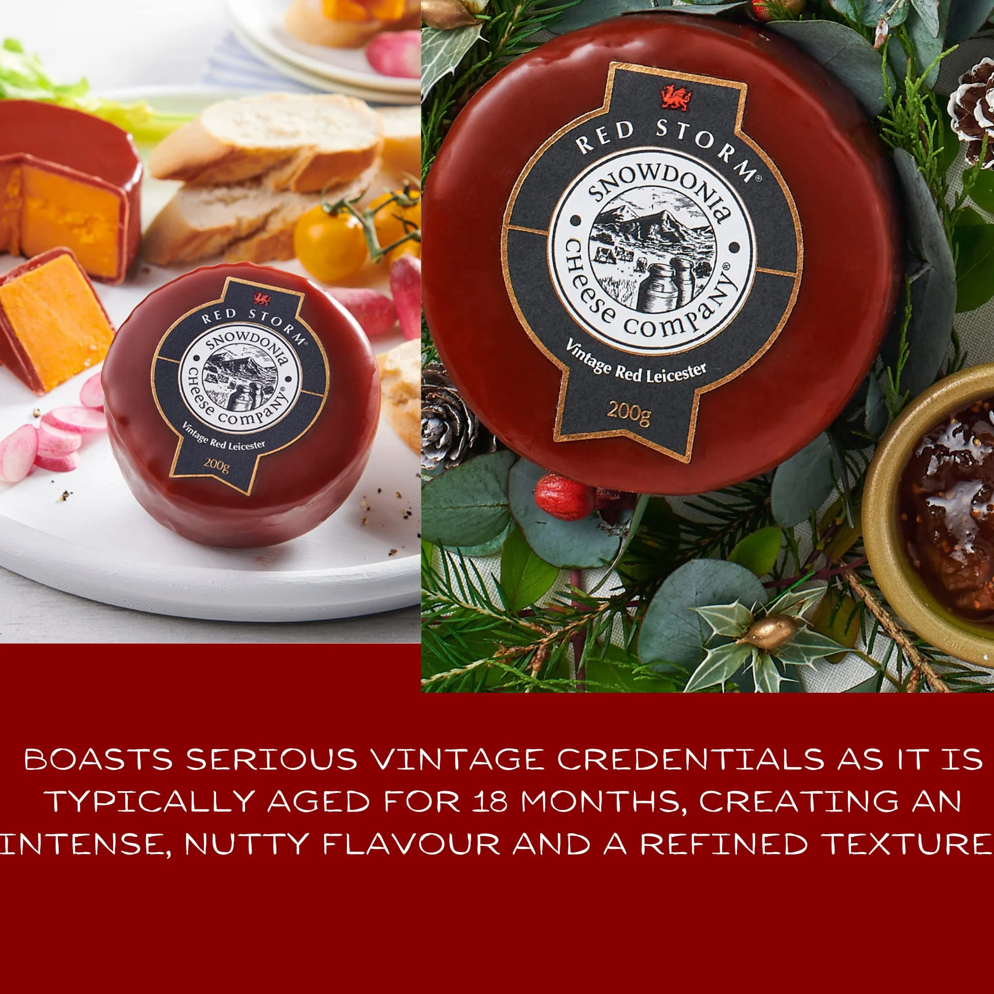 Ant&Chid The Cheese Hampers kosz prezentowy, 3 nagradzane sery, pasztet, cebula karmelizowana i figowa chutney z jabłek, oliwki, maślane ciasteczka mleczne, zestaw upominkowy dla mężczyzn i kobiet