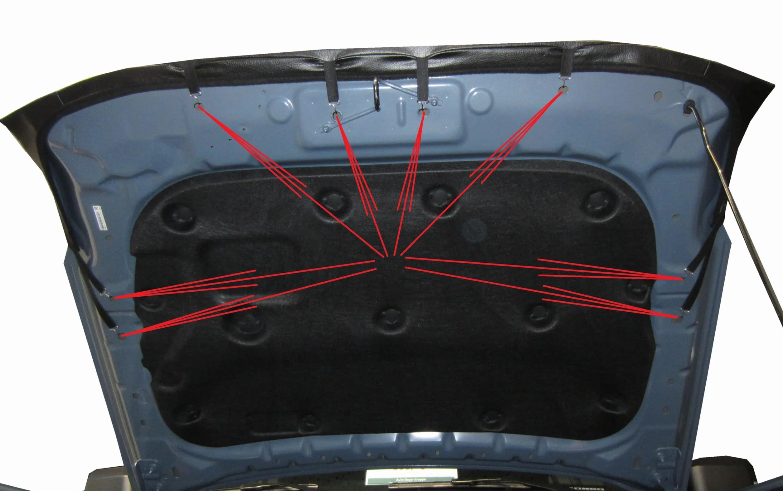 AB3-00757 AUTO-BRA kompatybilny z Ford Bronco od 2021, ochrona przed uderzeniami kamieni Bonnet Bra