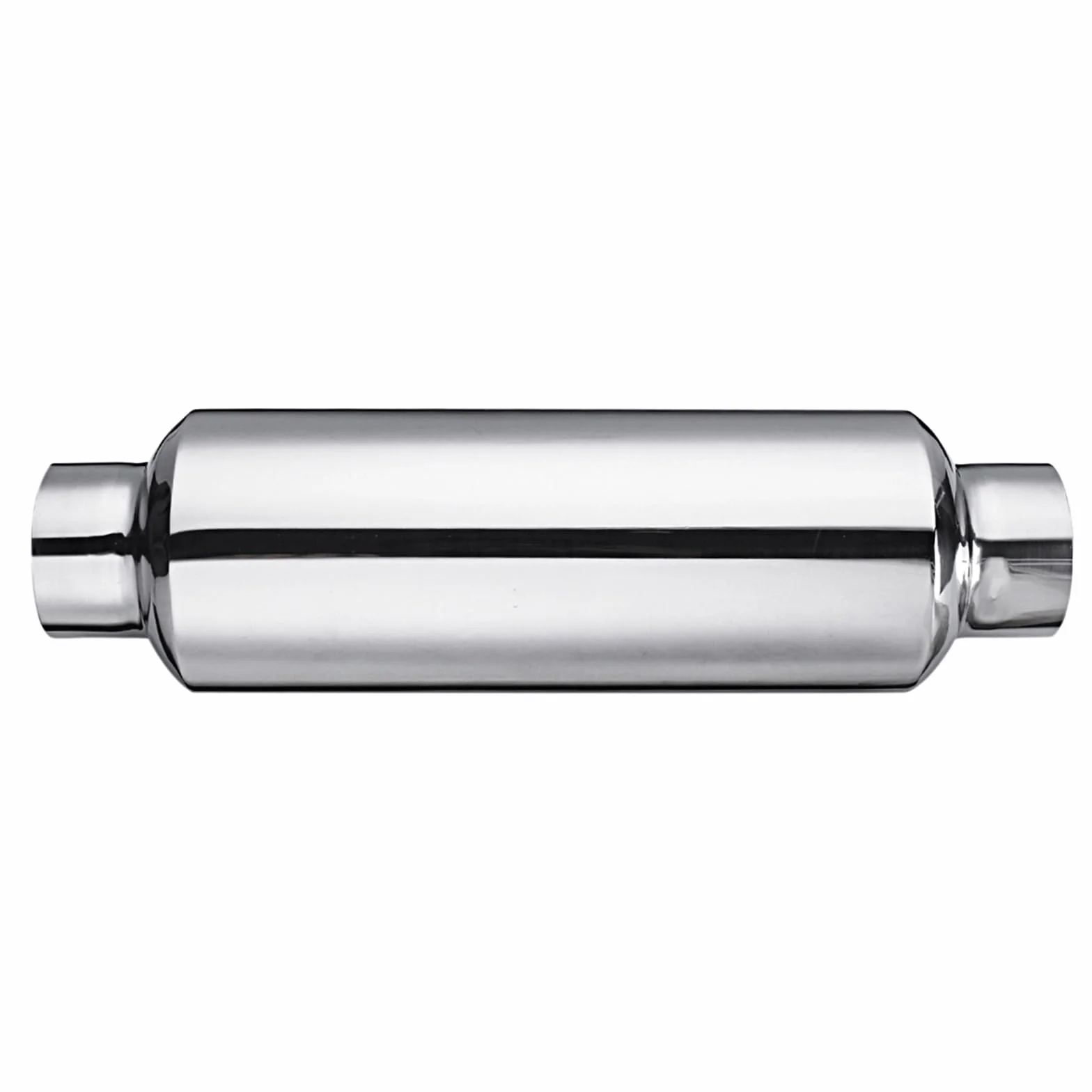 Tłumik wydechowy 63mm 2.5 "tłumik wydechowy samochodu rezonator tłumik końcówka tłumika ze stali nierdzewnej rury wydechowej uniwersalny