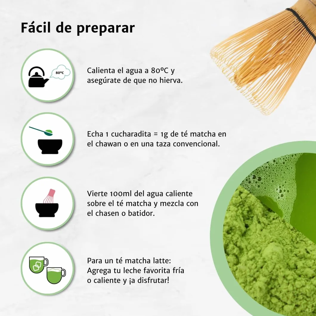 Matchaflix Organiczna Herbata Matcha Premium 30g Matcha Tea Powder Zielona Herbata