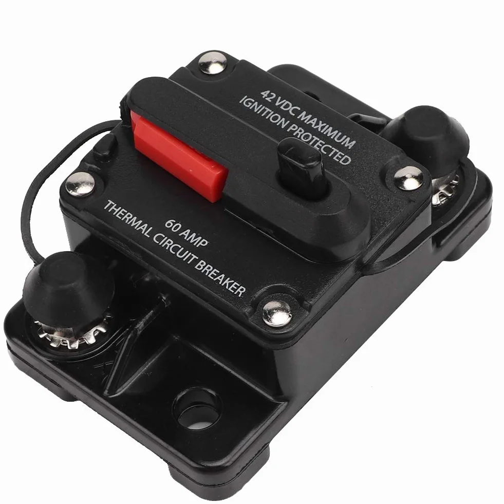 Wyłącznik automatyczny, wyłącznik zapłonowy 12V 30A/40A/60A Samoregulujący bezpiecznik online wyłącznika samochodowego (60A)