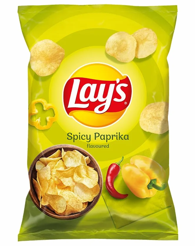 Lay's Spicy paprika chipsy ziemniaczane 130 g