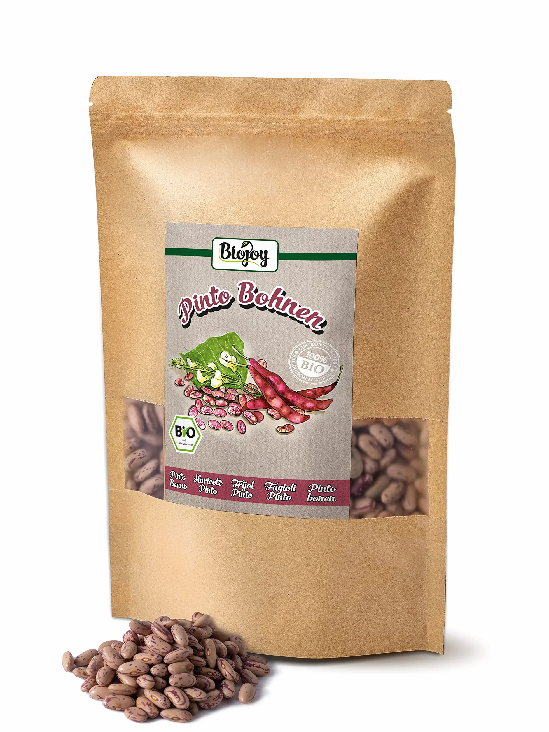 Biojoy BIO-Fasolka organiczna pinto (1,5 kg)