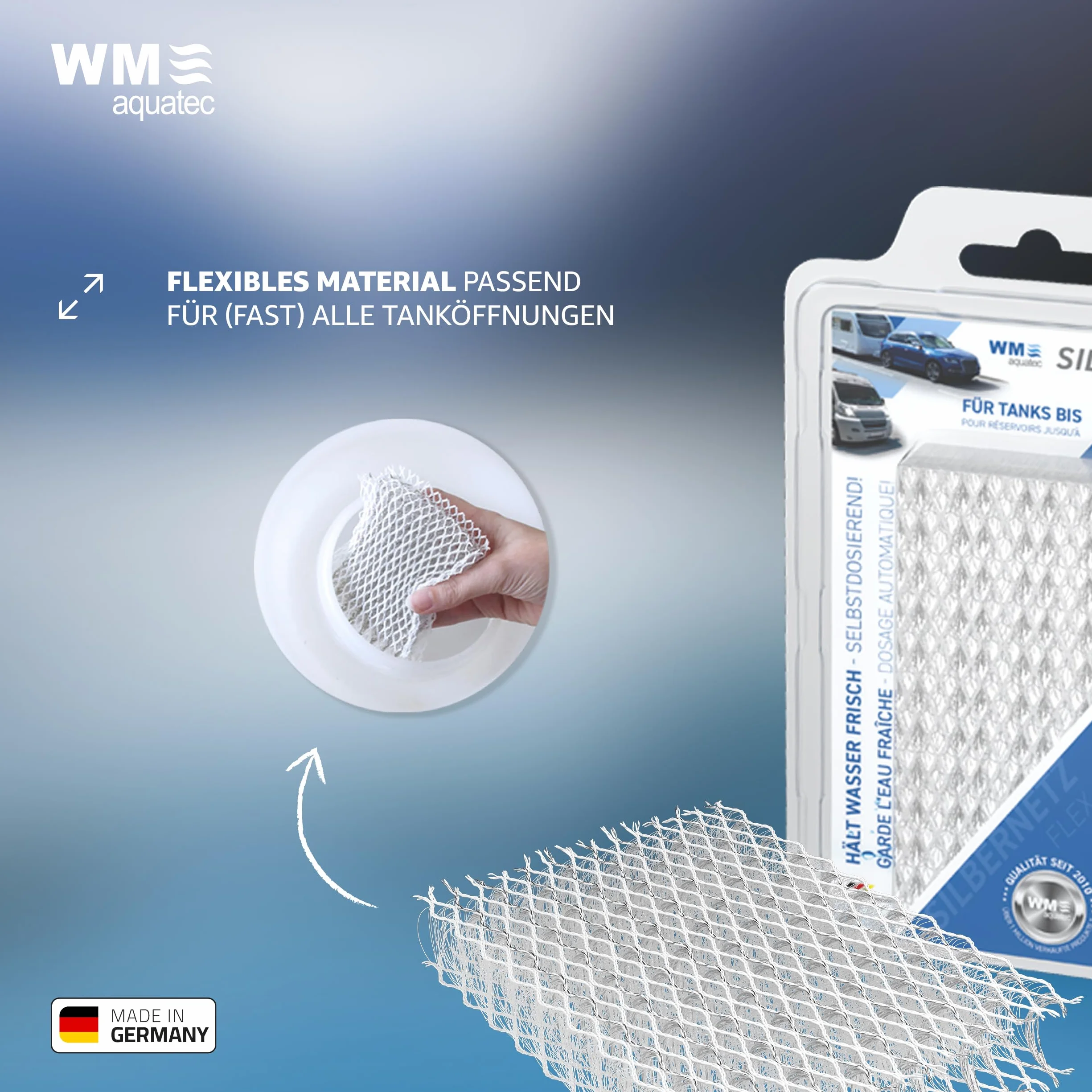 WM aquatec Wasserkonservierung Silvertex System do zbiorników słodkiej wody do 120 litrów