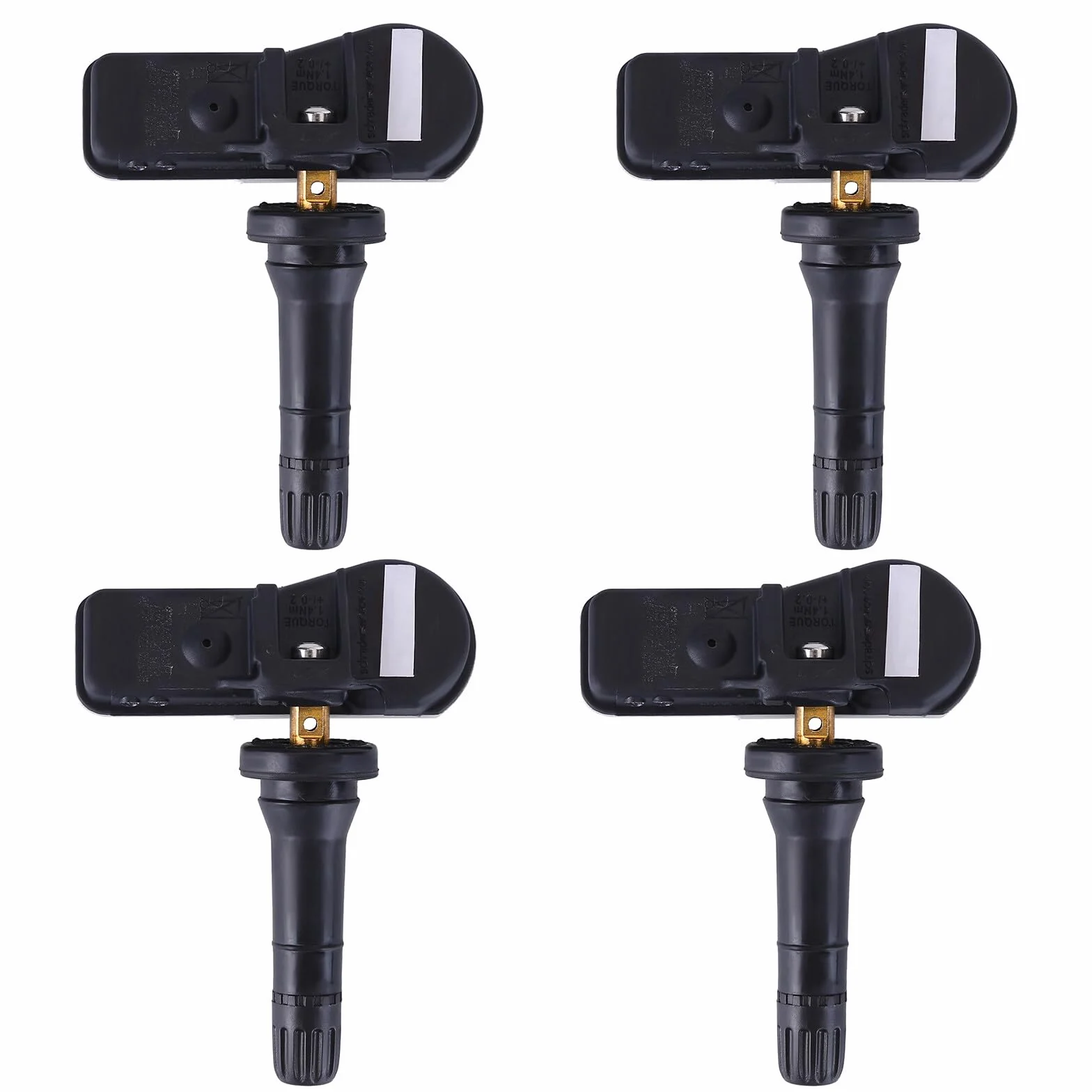 4 x czujnik ciśnienia w oponach D-aci-a Sm*art TPMS Sensor 407005642R system kontroli ciśnienia w oponach metalowy zawór TPMS Sensor 407001628R, 407009322R, 407009987R, 4031100Q0H, A4539051701