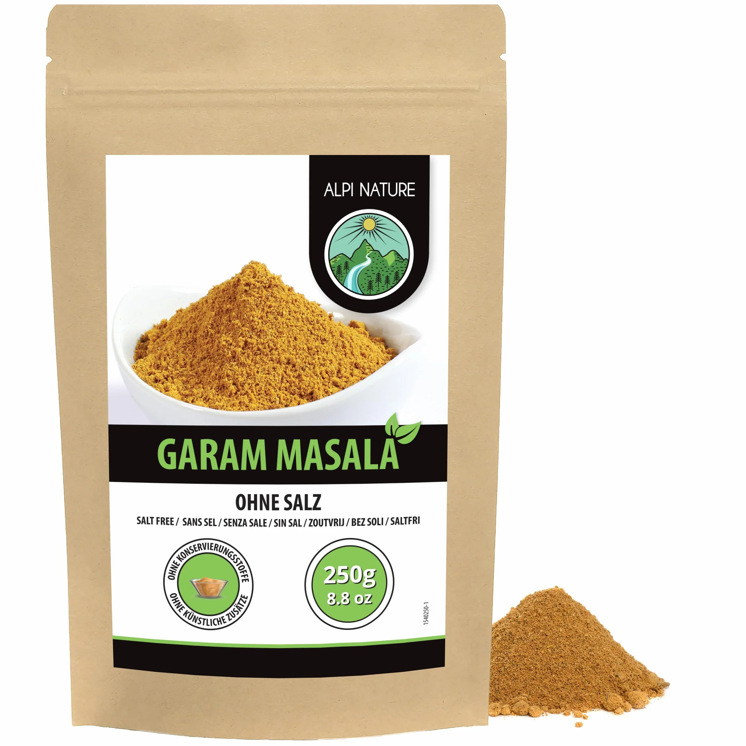 Alpi Nature Garam Masala 250g Przyprawa do Chicken Tikka Masala Indyjskie