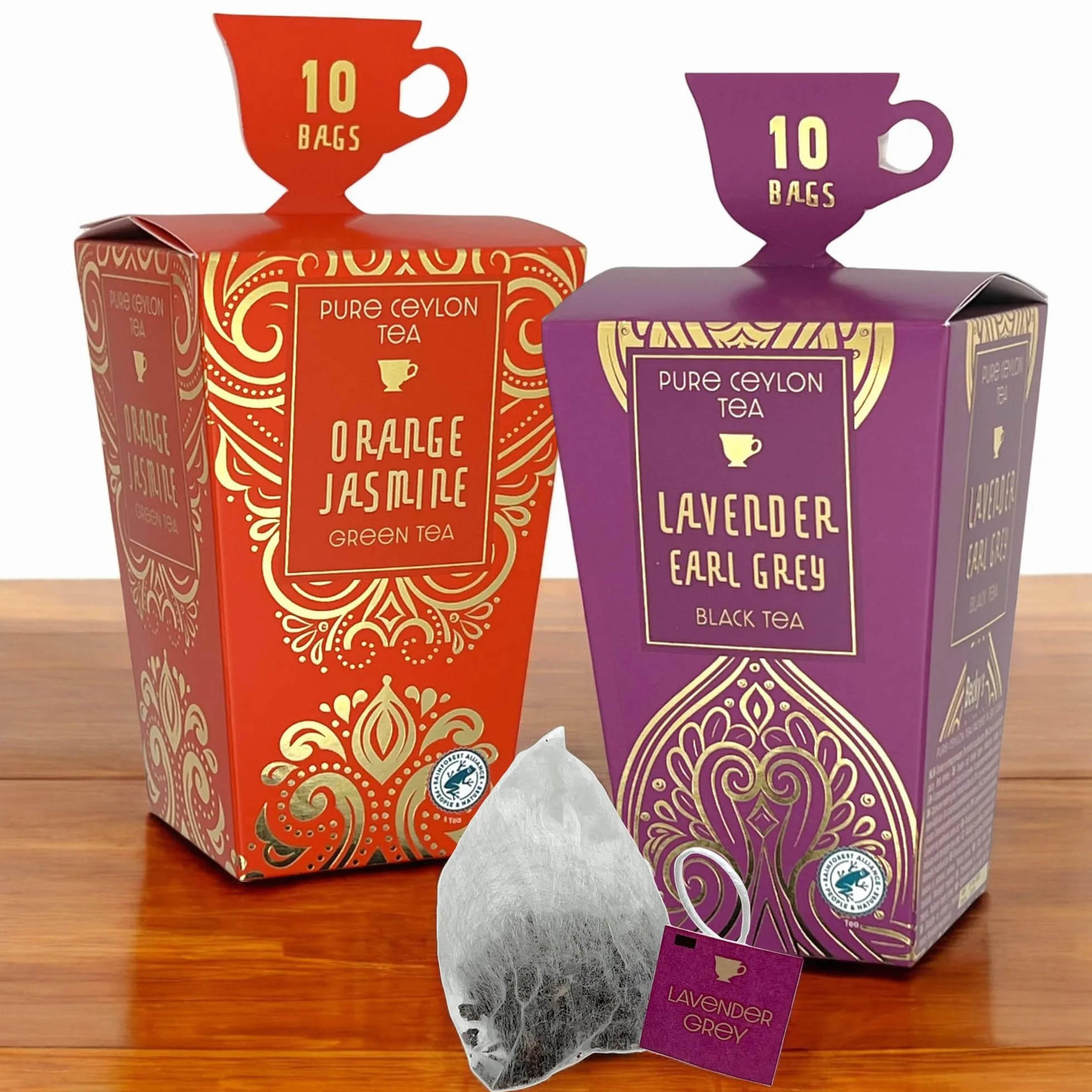 Herbata w pudełku prezentowym, Pure Selection, z wyborem czarnej i zielonej herbaty, 80 g