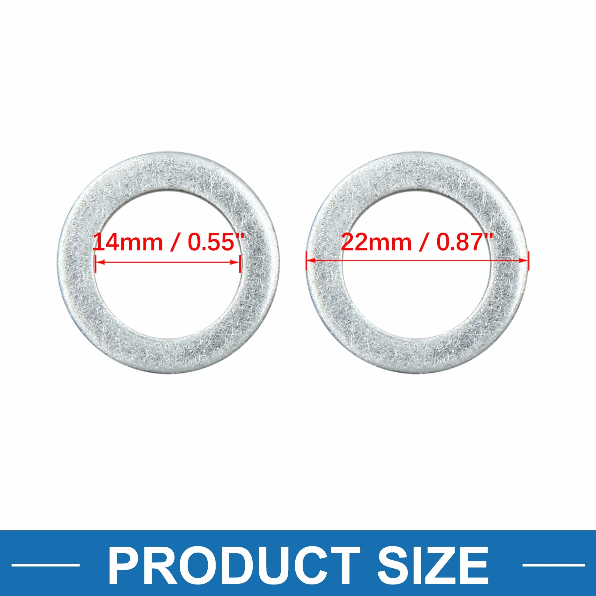 Uniwersalne podkładki spustowe oleju silnikowego 14 mm 22 mm zestaw 20