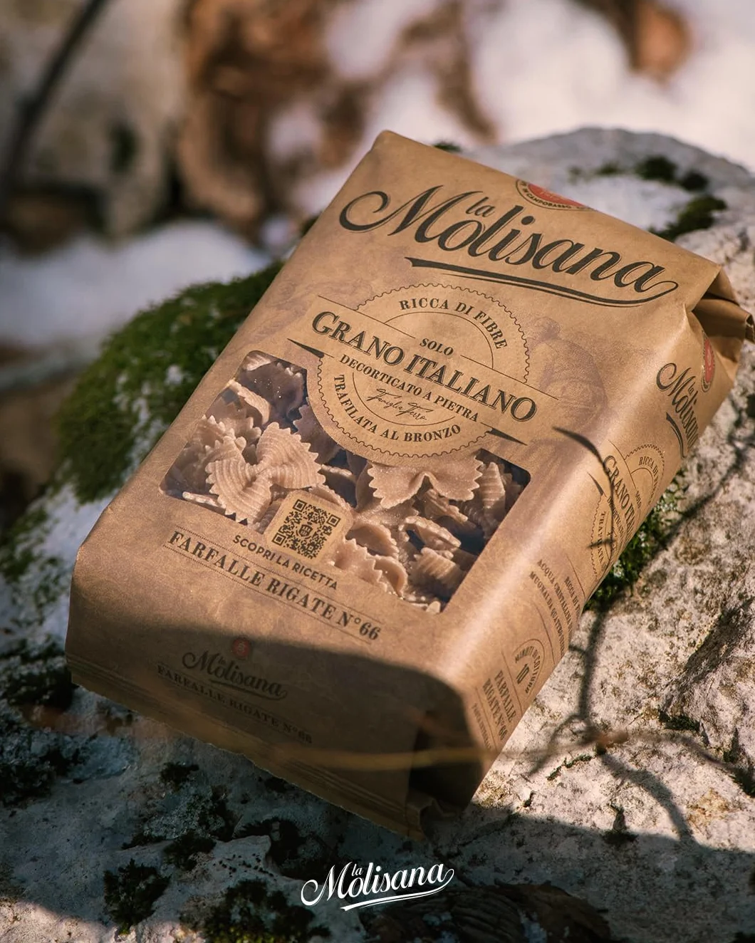 Barilla Makaron pełnoziarnisty Farfalle n. 66 Integrali 500g