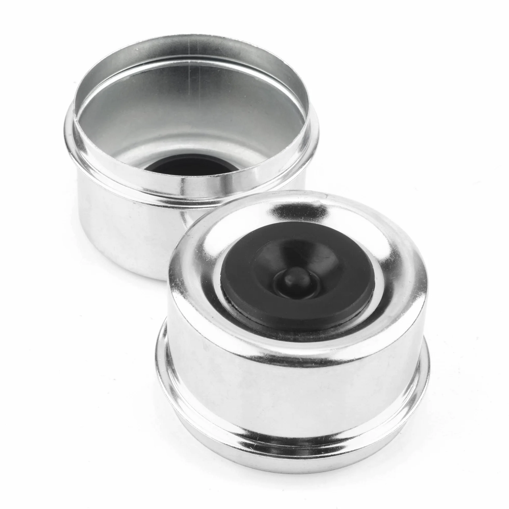 RhinoTuning Zestaw zaślepek przeciwpyłowych 62 mm średnica 68 mm chromowane