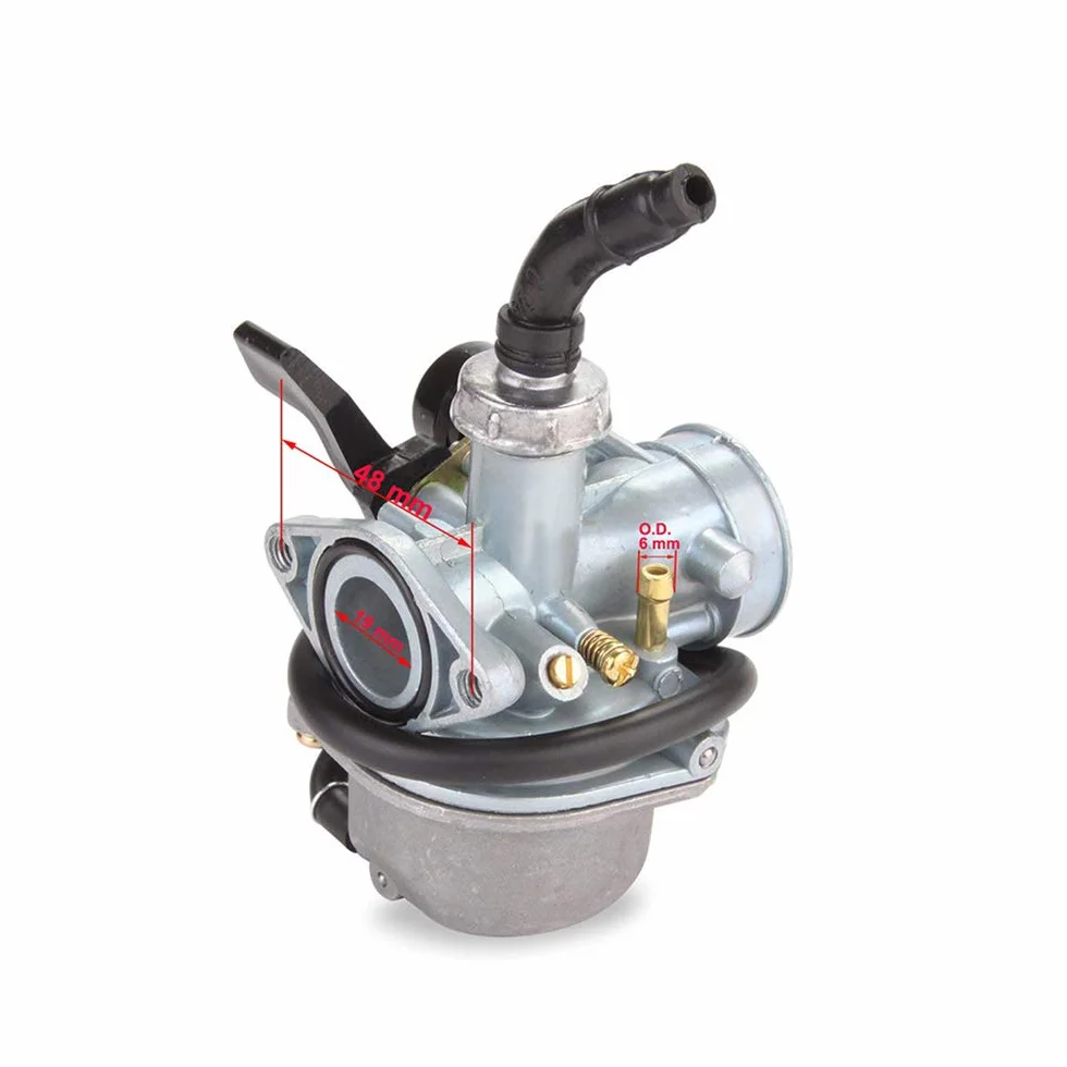 Gaźnik Nowy uniwersalny gaźnik PZ19 19mm dla 50 70 90 110 125cc atv quad 4 Wheeler motor terenowy motocykl z filtrem powietrza gaźnik filtr paliwa powietrza części zamienne (Color : Medium suit)