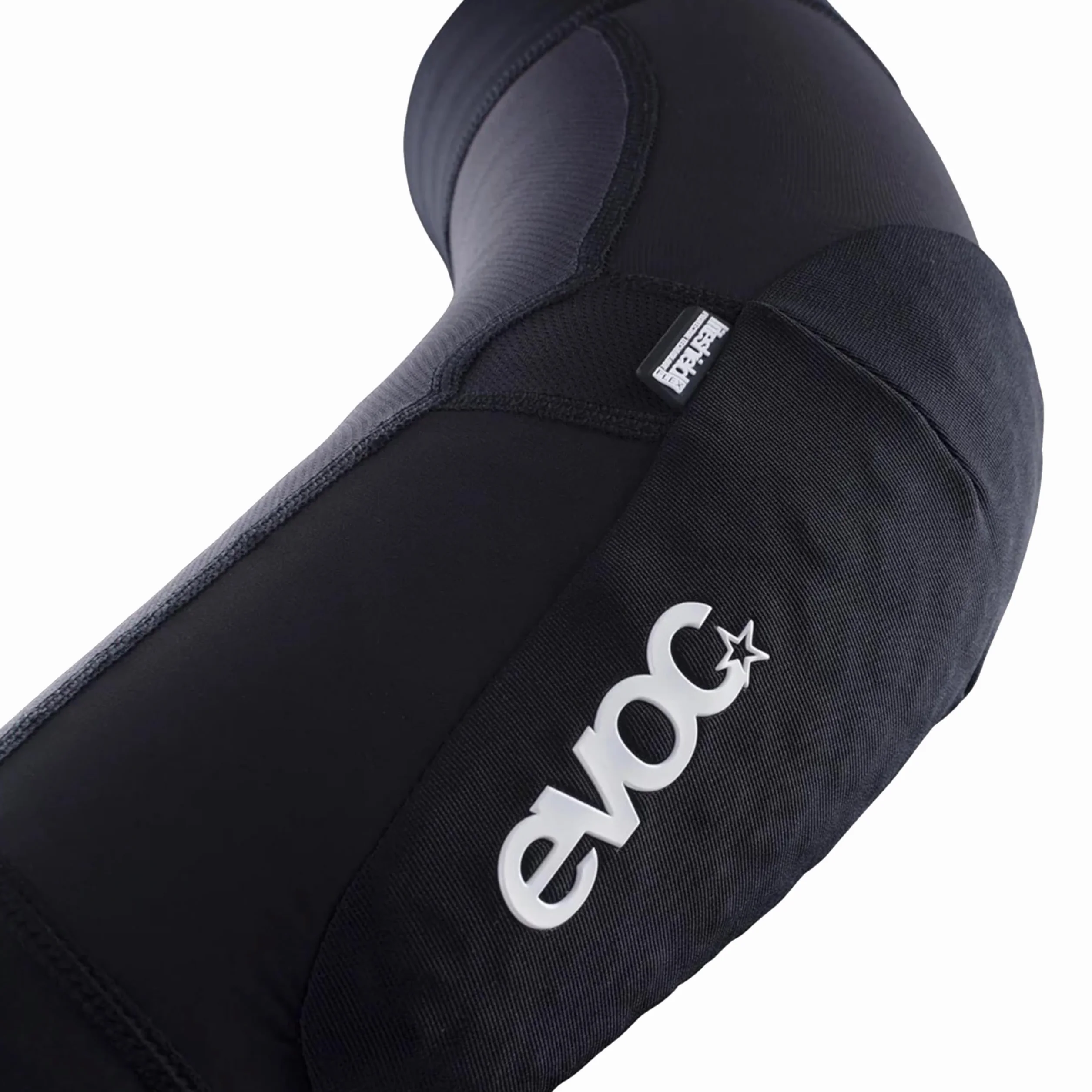 EVOC ELBOW PROTECTOR LS FLEX LITE, lekkie ochraniacze łokci MTB (ochraniacze łokci z poziomem ochrony 1, oddychające ochraniacze ramion, optymalna swoboda ruchów, akcesoria rowerowe), czarne