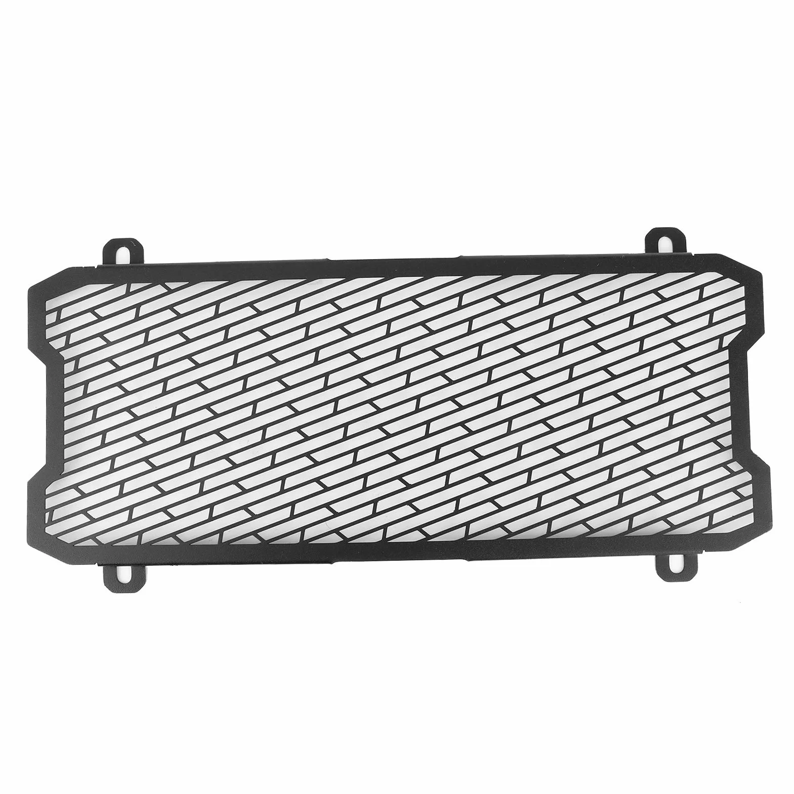 Akcesoria Motocyklowe Premium Aluminiowa Osłona Chłodnicy Motocykla, Spersonalizowana Przednia Osłona Grilla dla Z650 2017-2019 z kompleksową ochroną (BLACK)
