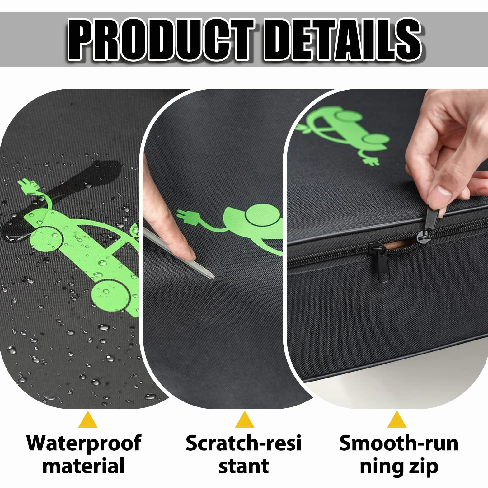 Torba na przewody EV 600d Oxford organizer do przechowywania