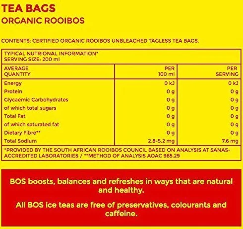 Rooibos BOS 100g 40 filtrów opakowanie cynowe