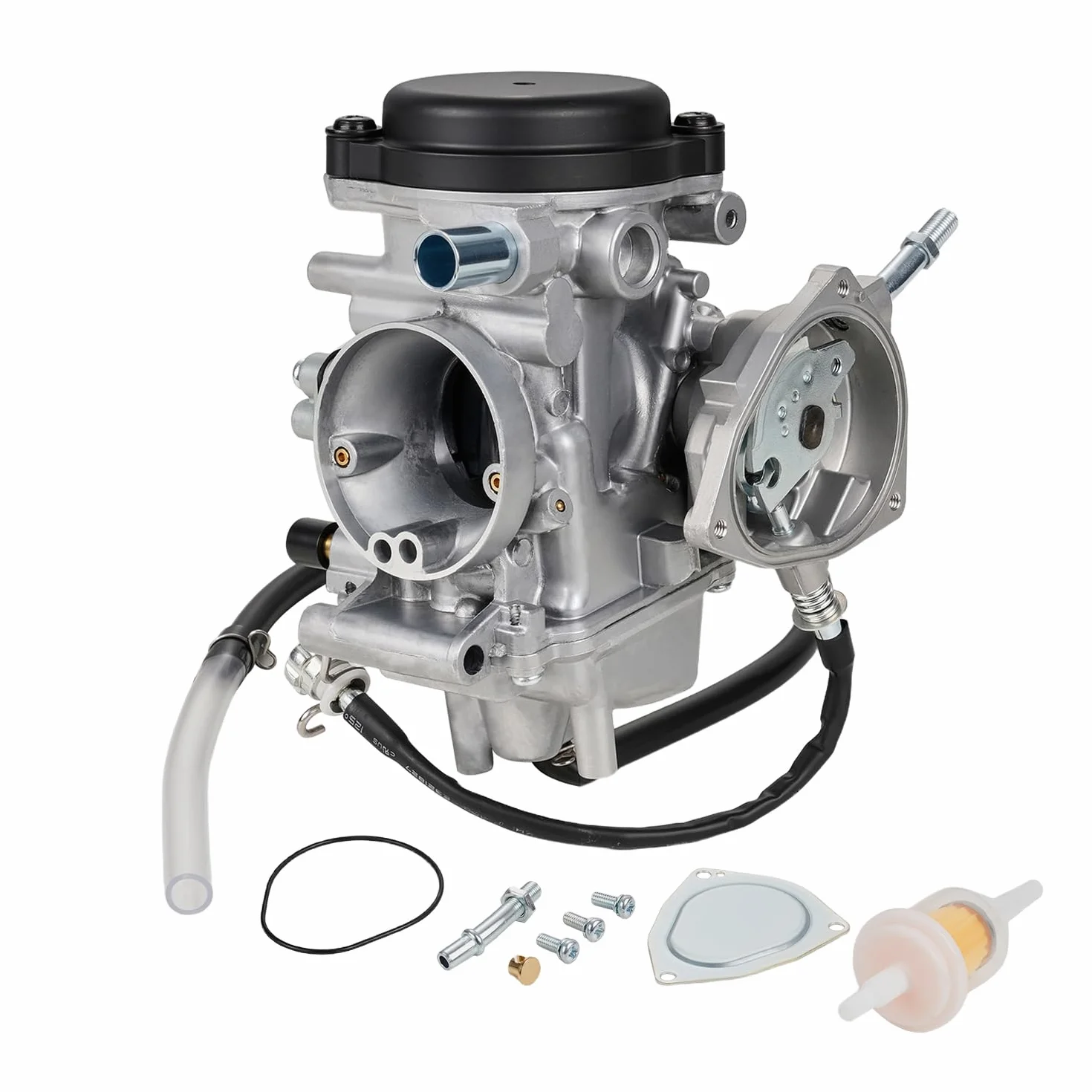 JFG RACING Gaźnik 33 mm, gaźnik do ATV Bruin350 04-06 Big Bear400 00-06 Grizzly350 07-11 Grizzly450 07-12 Kodiak400 00-06 Bruin Big Bear Wolverine Kodiak Grizzly