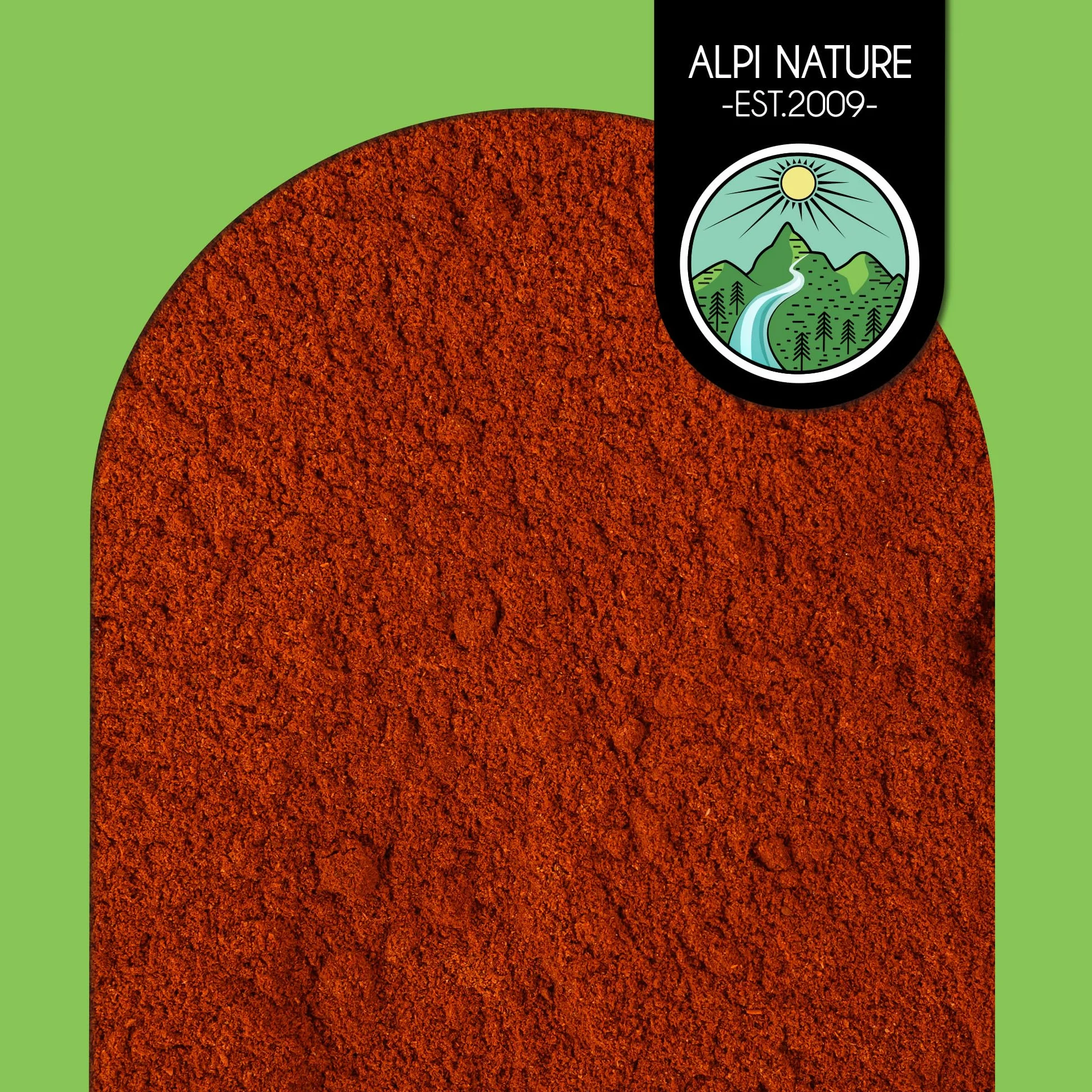 Alpi Nature Słodka Wędzona Papryka w Proszku 125g, Mielona Czerwona Papryka, Łagodna Wędzona Papryka