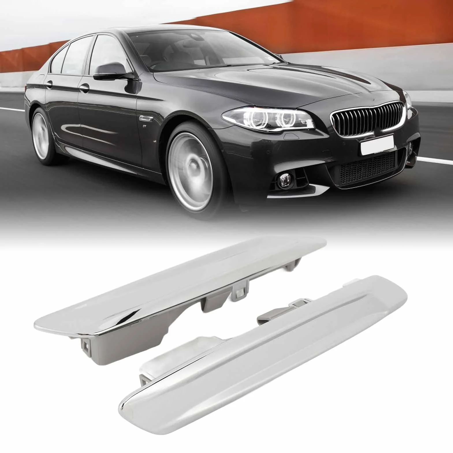 Wykończenie Błotnika Bocznego 51137336645 Lewy Prawy Przedni dla BMW Serii 5 F10 F11 LCI 2014-2018