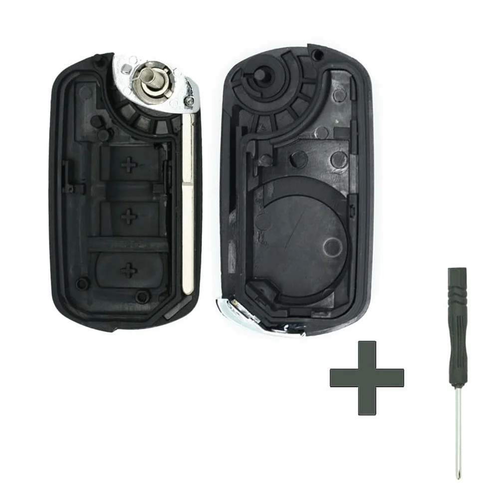 Zapasowa obudowa kluczyka kompatybilna z Land Rover Range Rover Sport LR3 Discovery 3 przyciski Flip Keyless Entry Remote Control SS700
