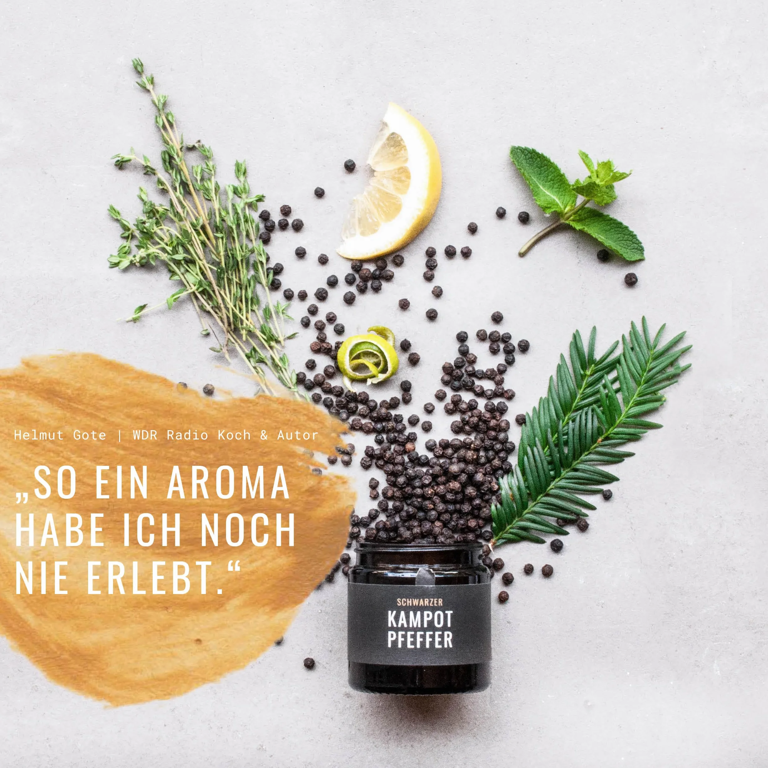 Hennes Finest Pudełko na prezent mieszanka pieprzu Kampot gruby pieprz 4 rodzaje