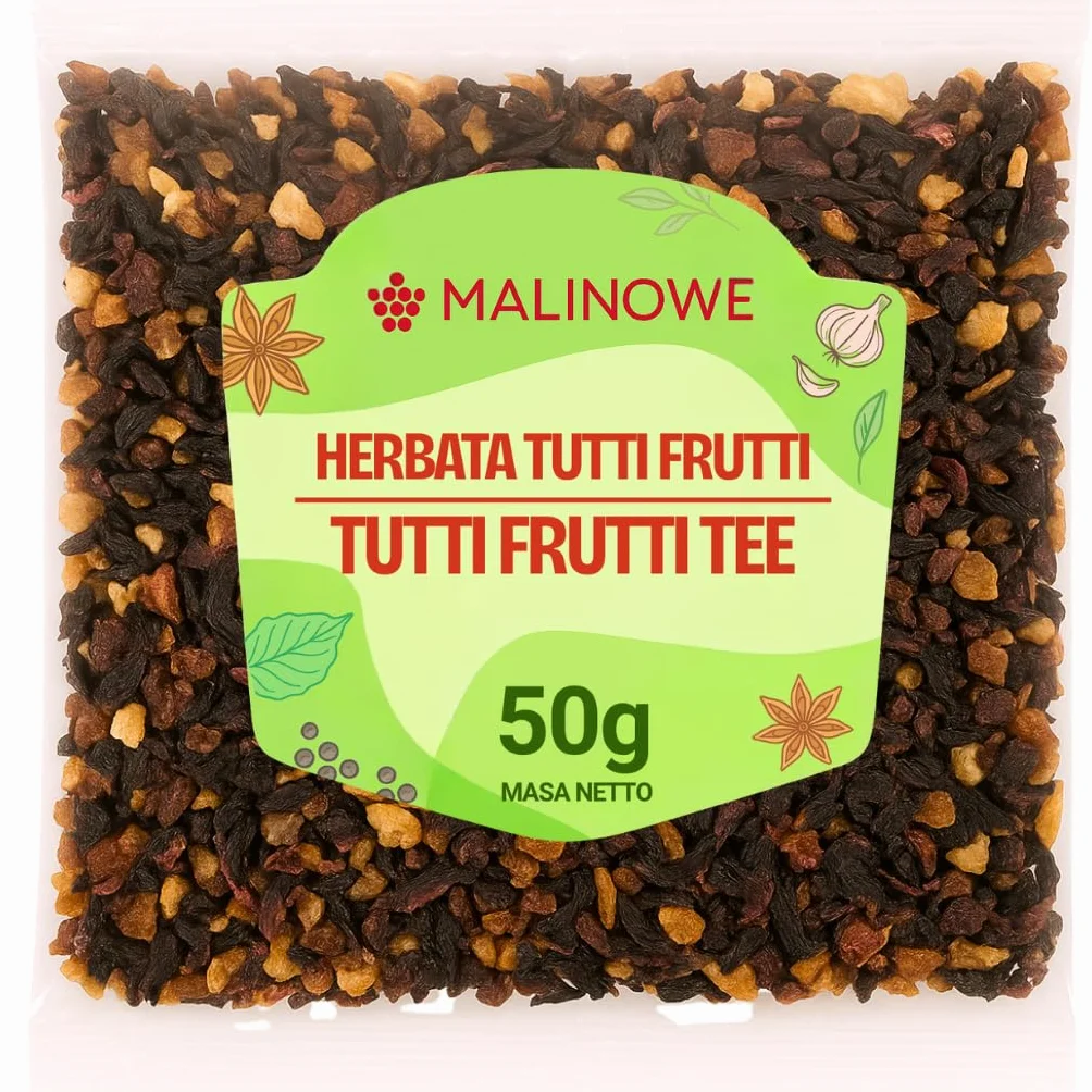 Herbata Owocowa Malinowe TUTTI FRUTTI 50g Jabłko Rodzynki