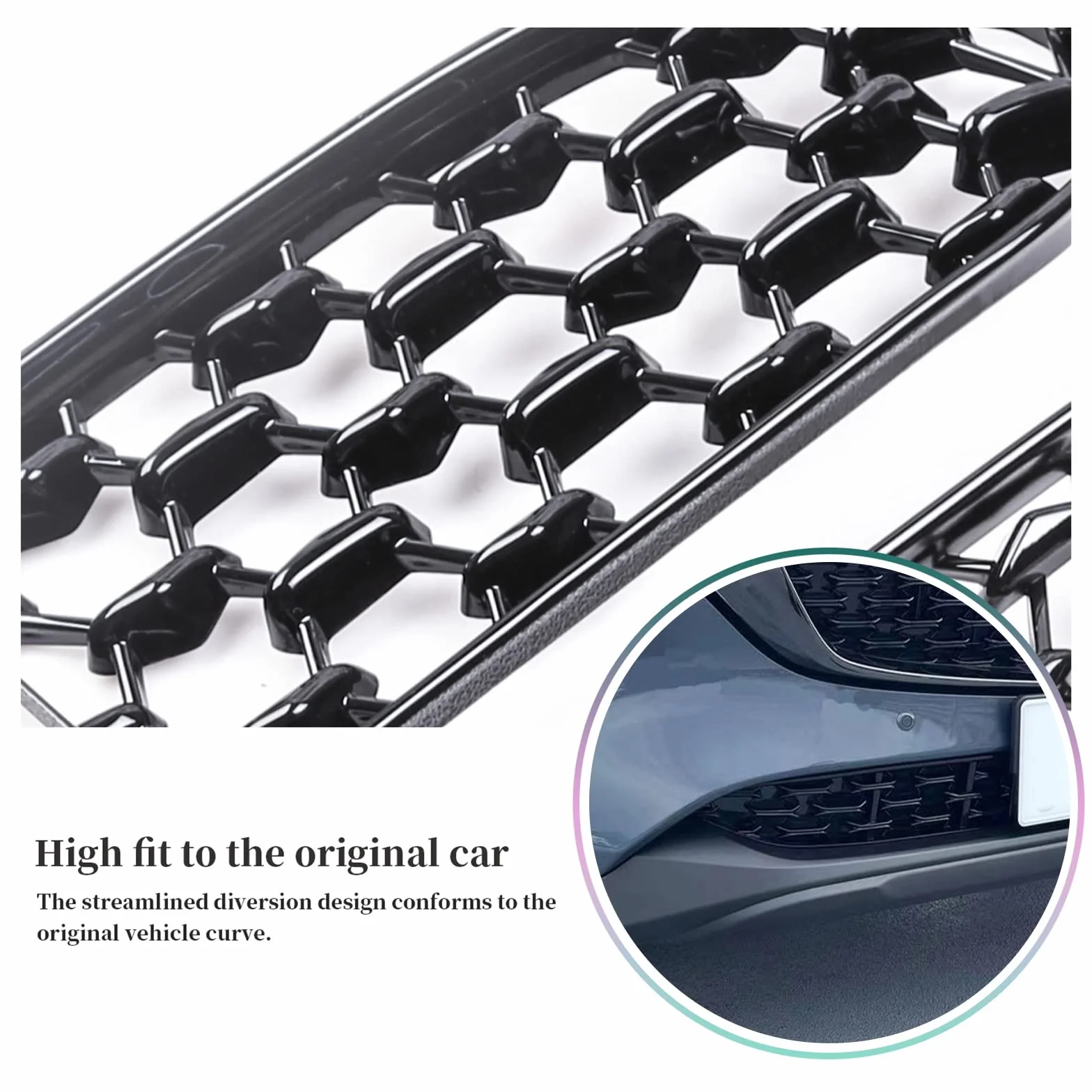 YEE PIN Ochrona zderzaka przedniego kompatybilny Mazda CX-5 KF 2022+
